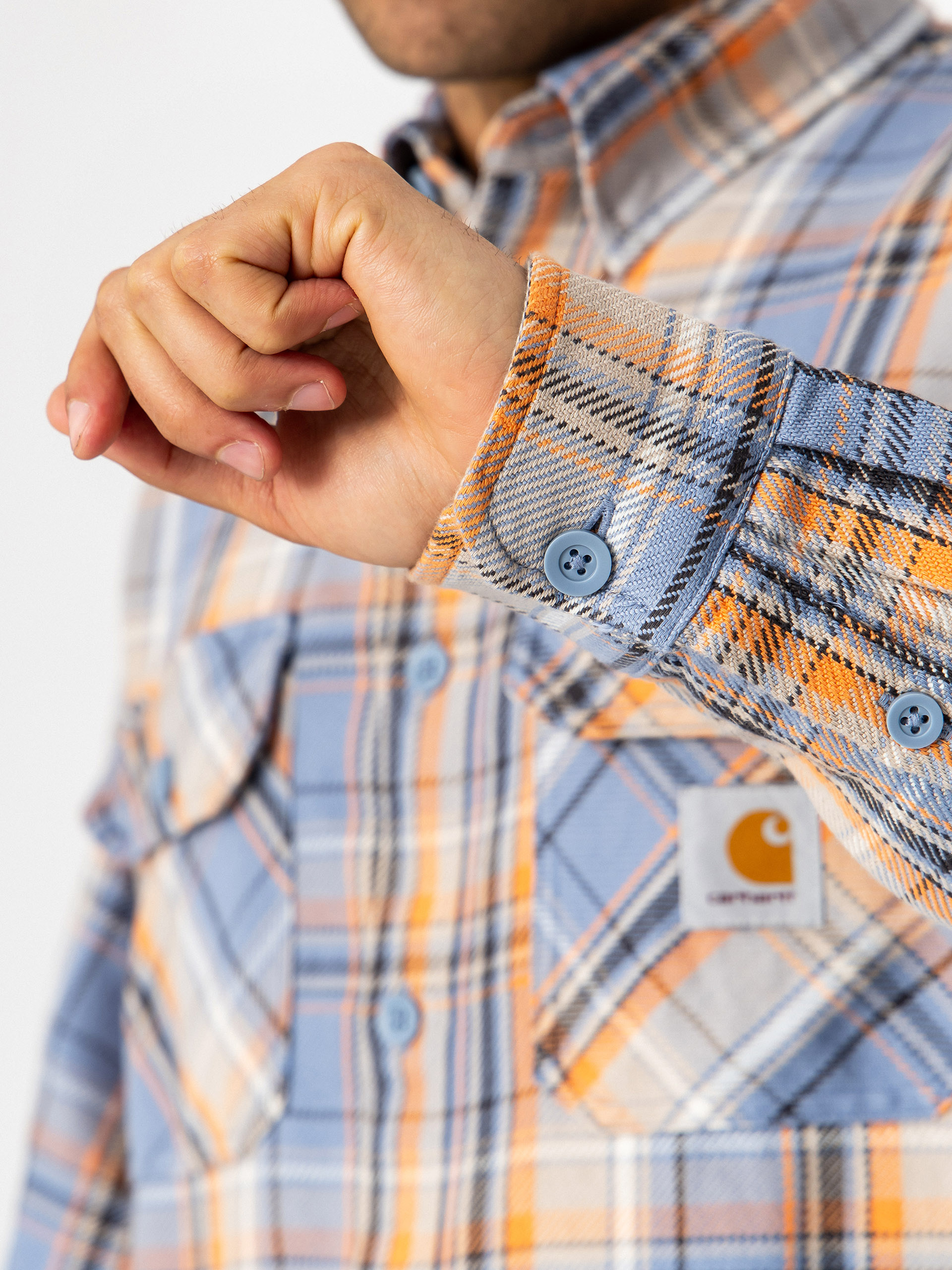 Koszula Carhartt WIP Tunick (tunick check/gentle blue)