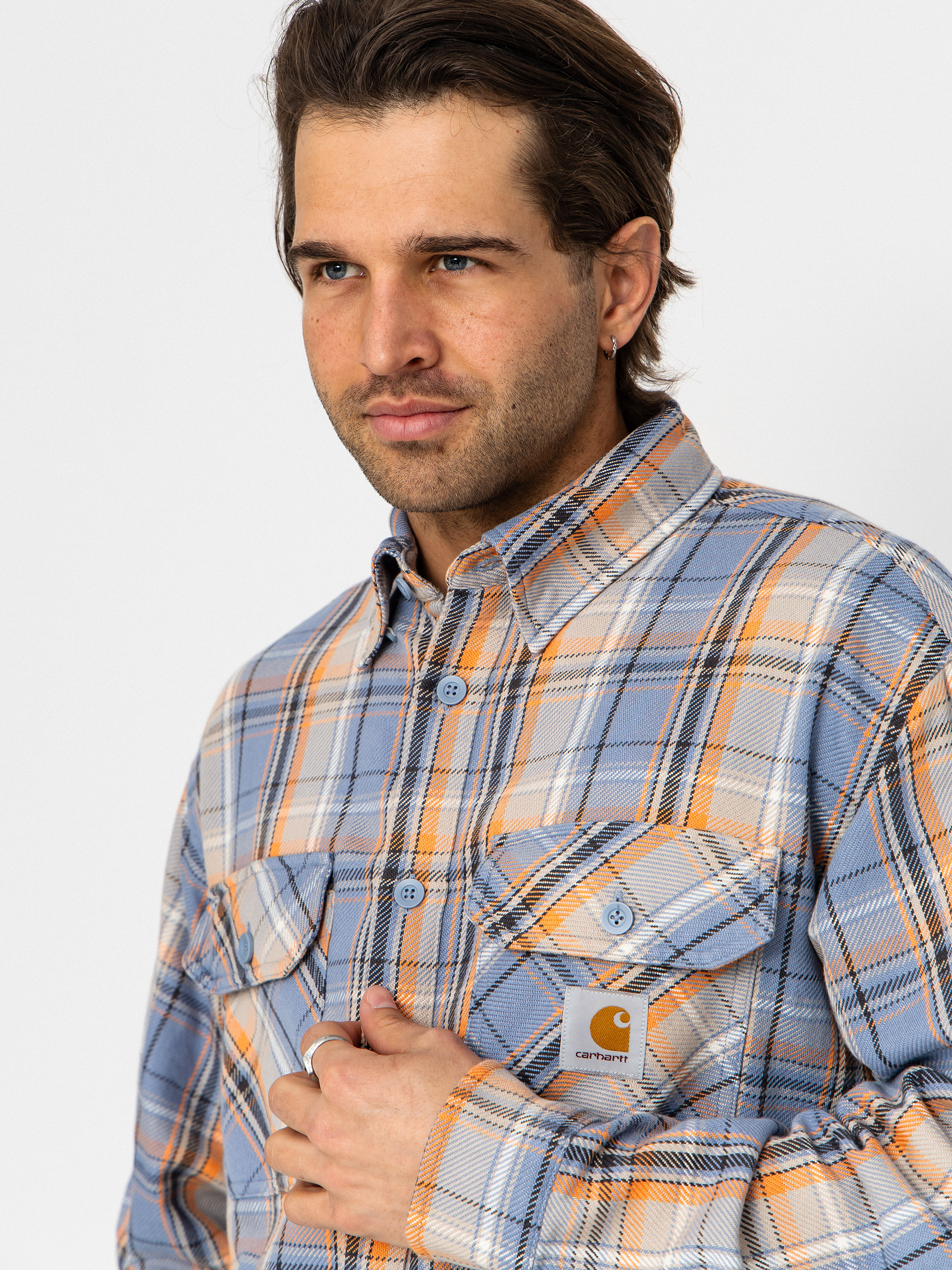 Koszula Carhartt WIP Tunick (tunick check/gentle blue)