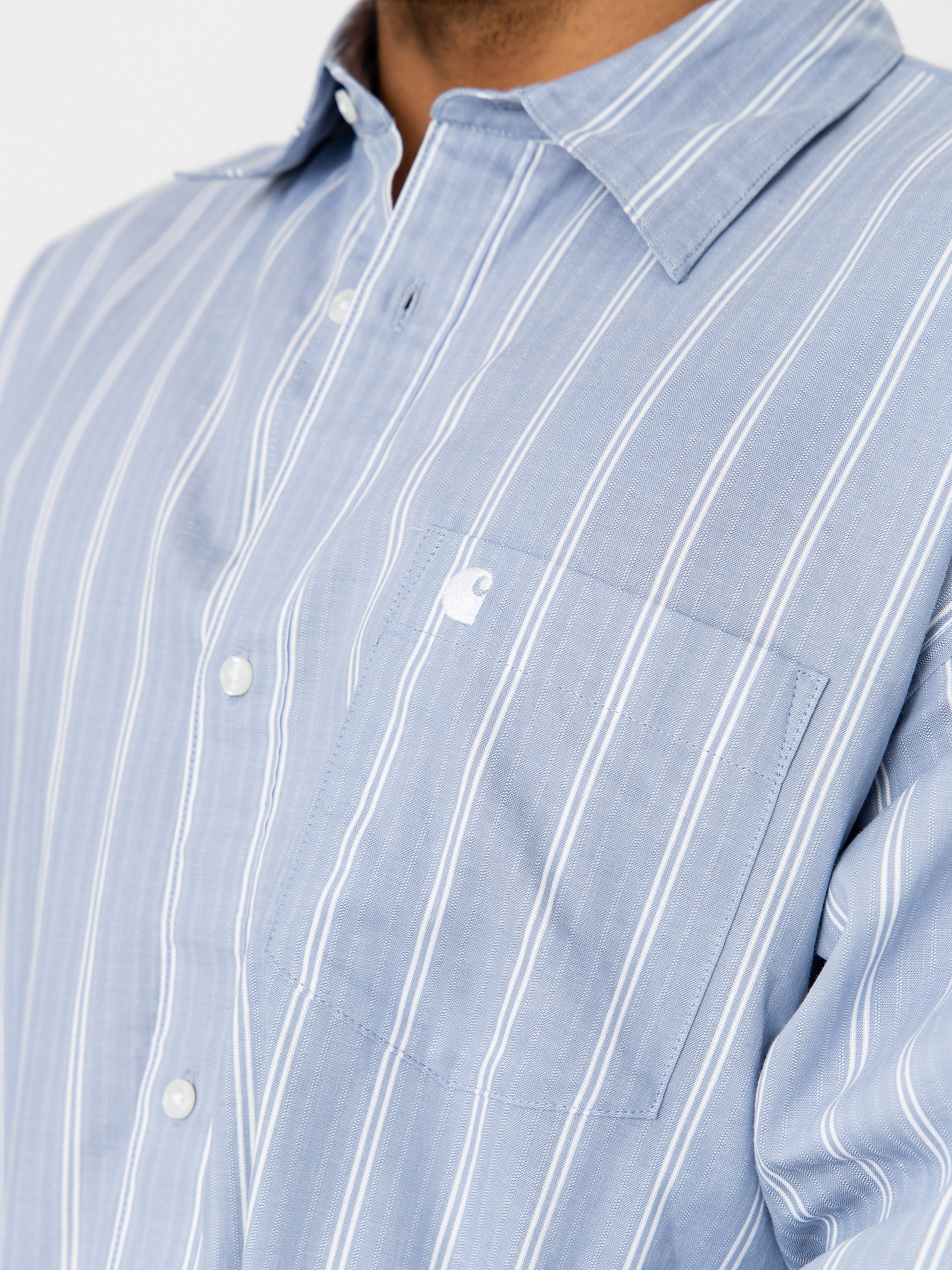 Koszula Carhartt WIP Beale (beale stripe/gentle blue/white)