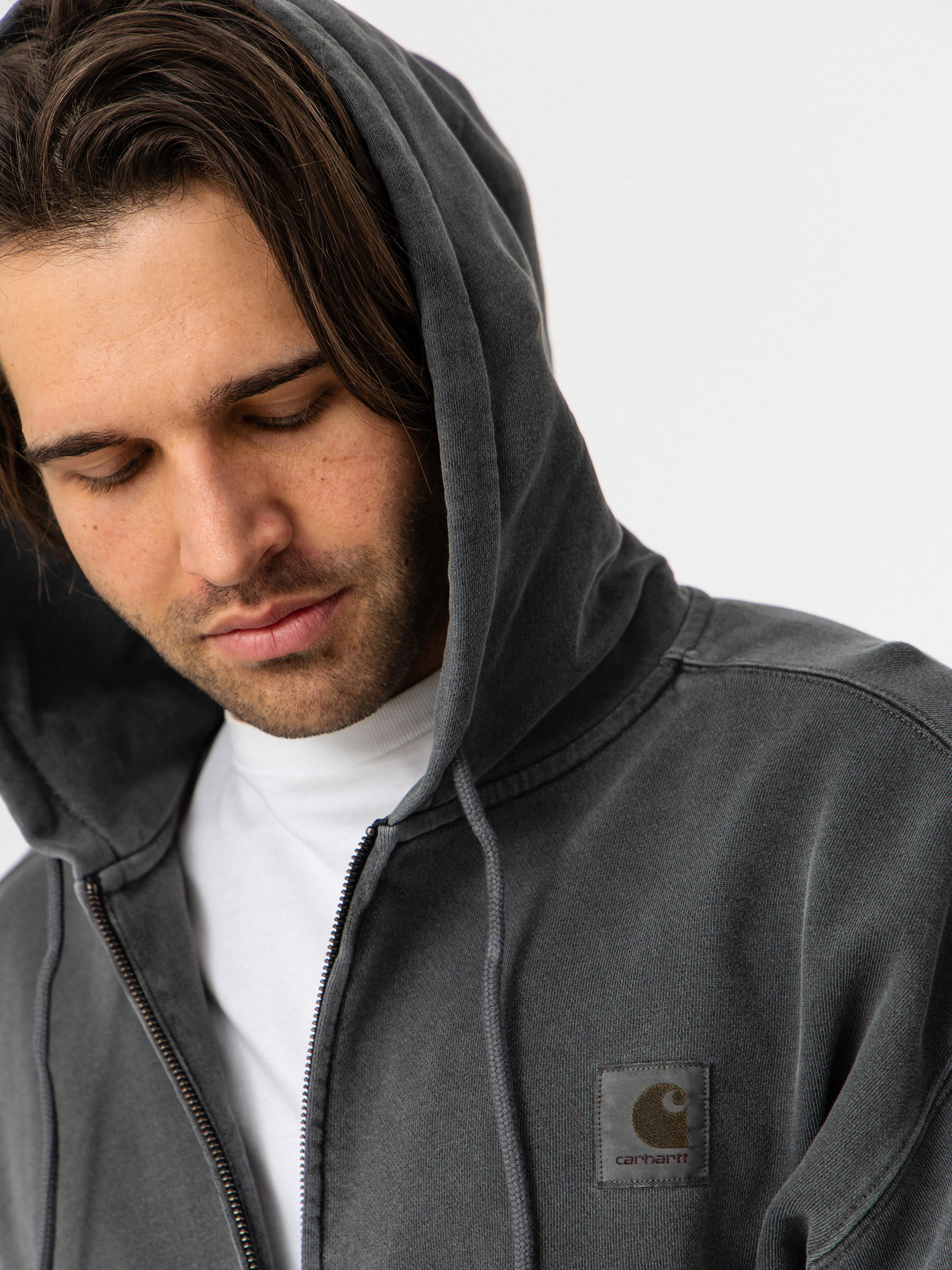 Bluza z kapturem Carhartt WIP Nelson ZHD (black)