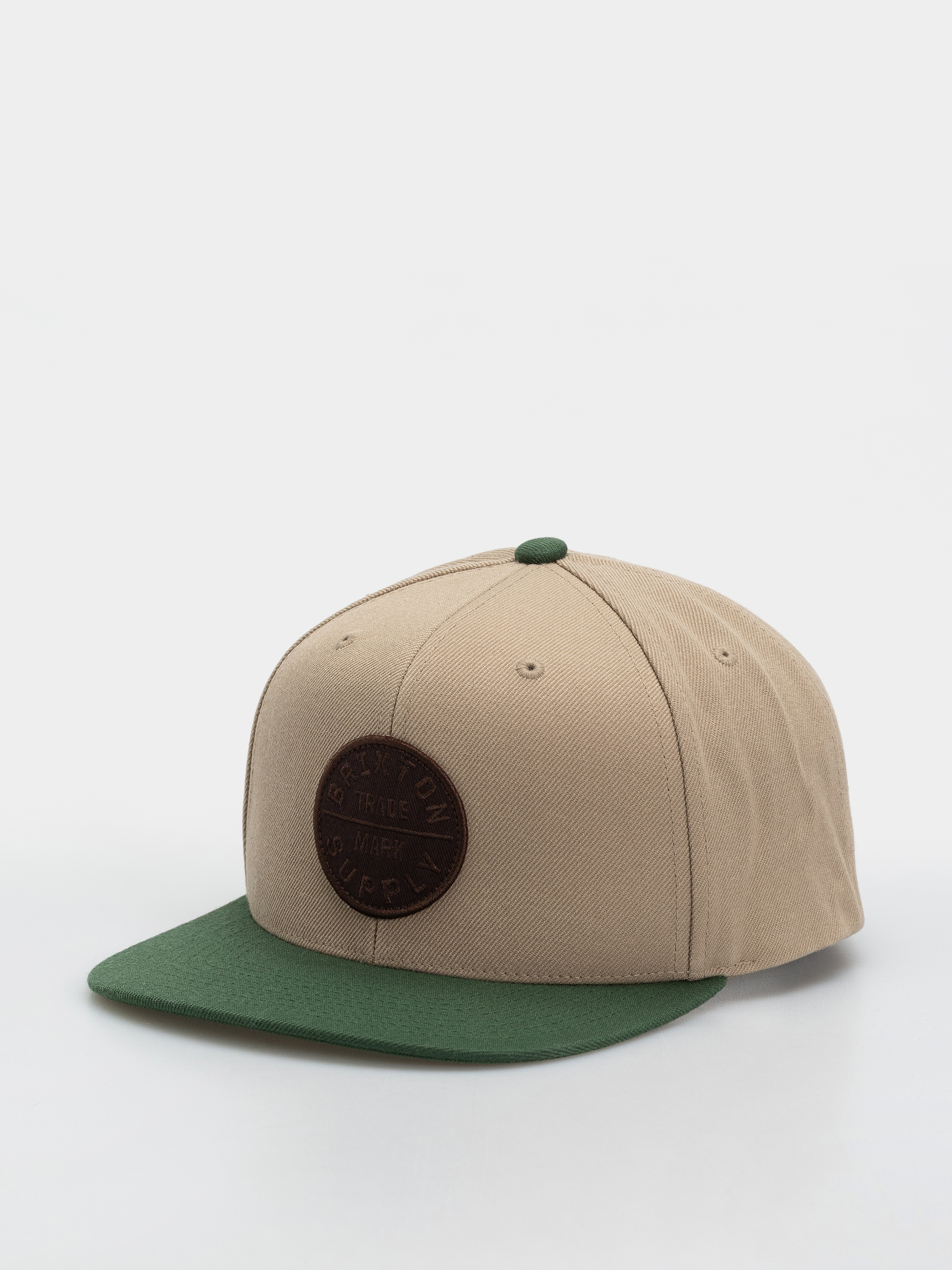Czapka z daszkiem Brixton Oath Iii Snapback (khaki/primal green)