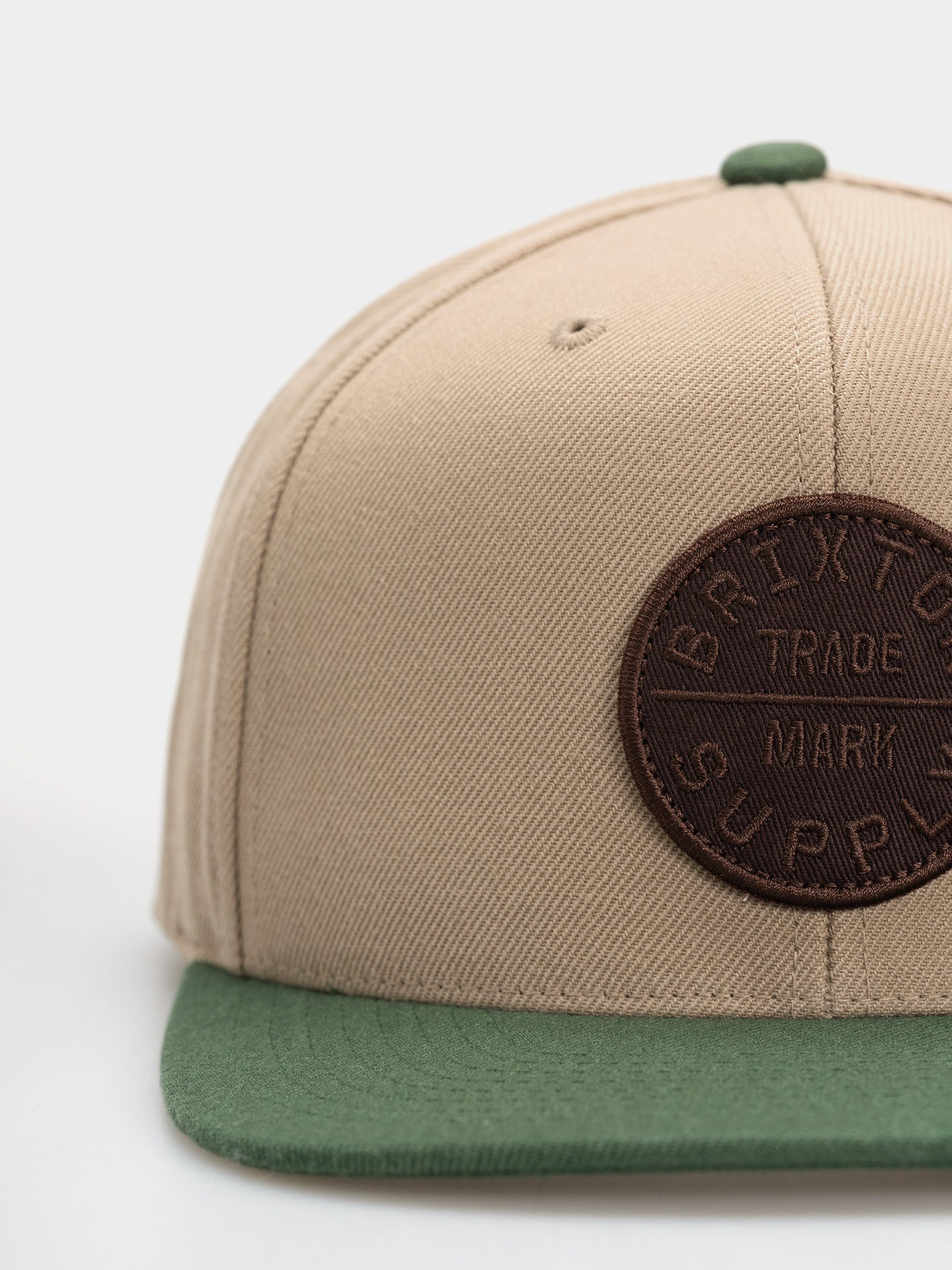 Czapka z daszkiem Brixton Oath Iii Snapback (khaki/primal green)