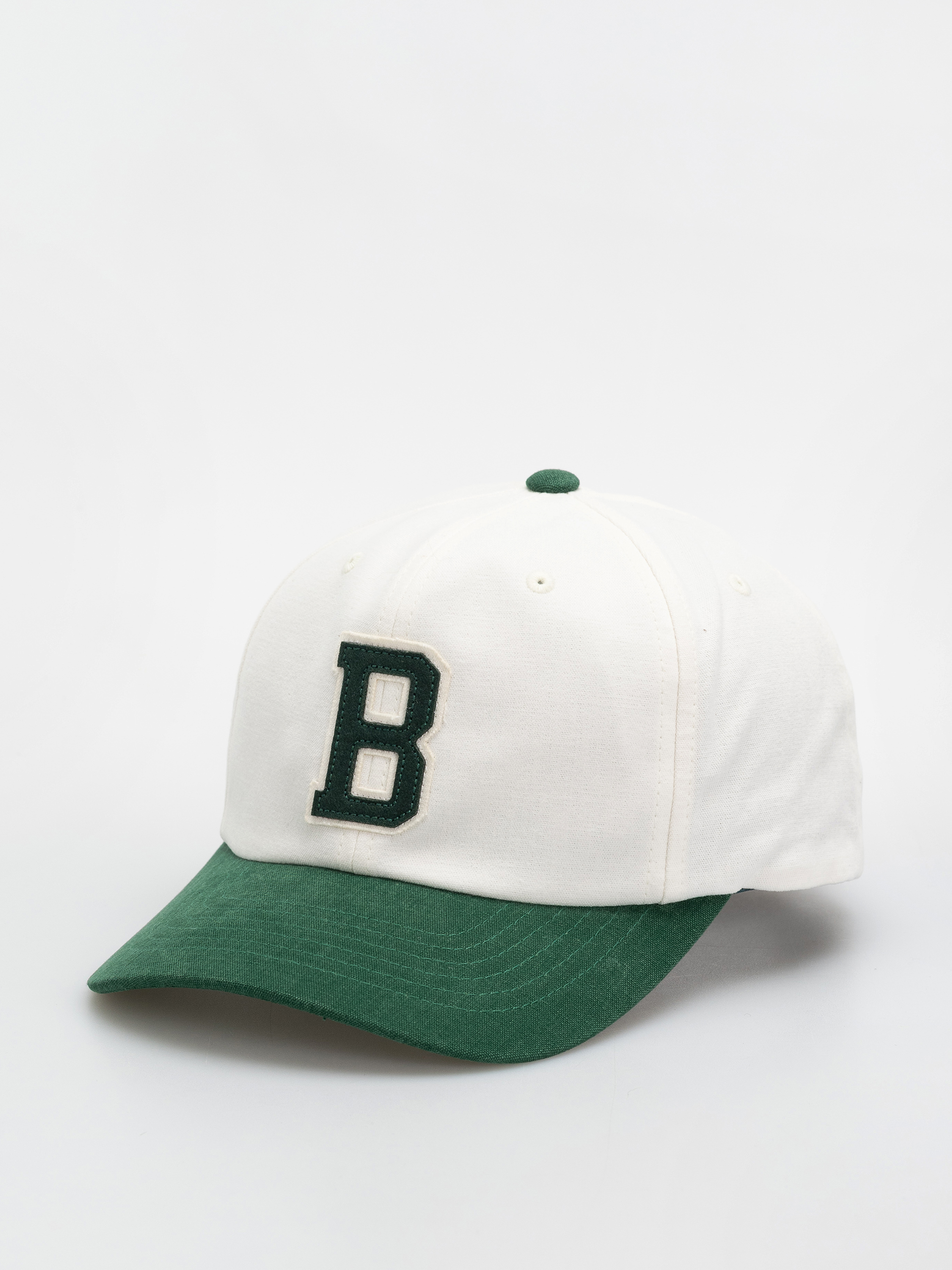 Czapka z daszkiem Brixton Big B Mp Adj (off white/primal green)