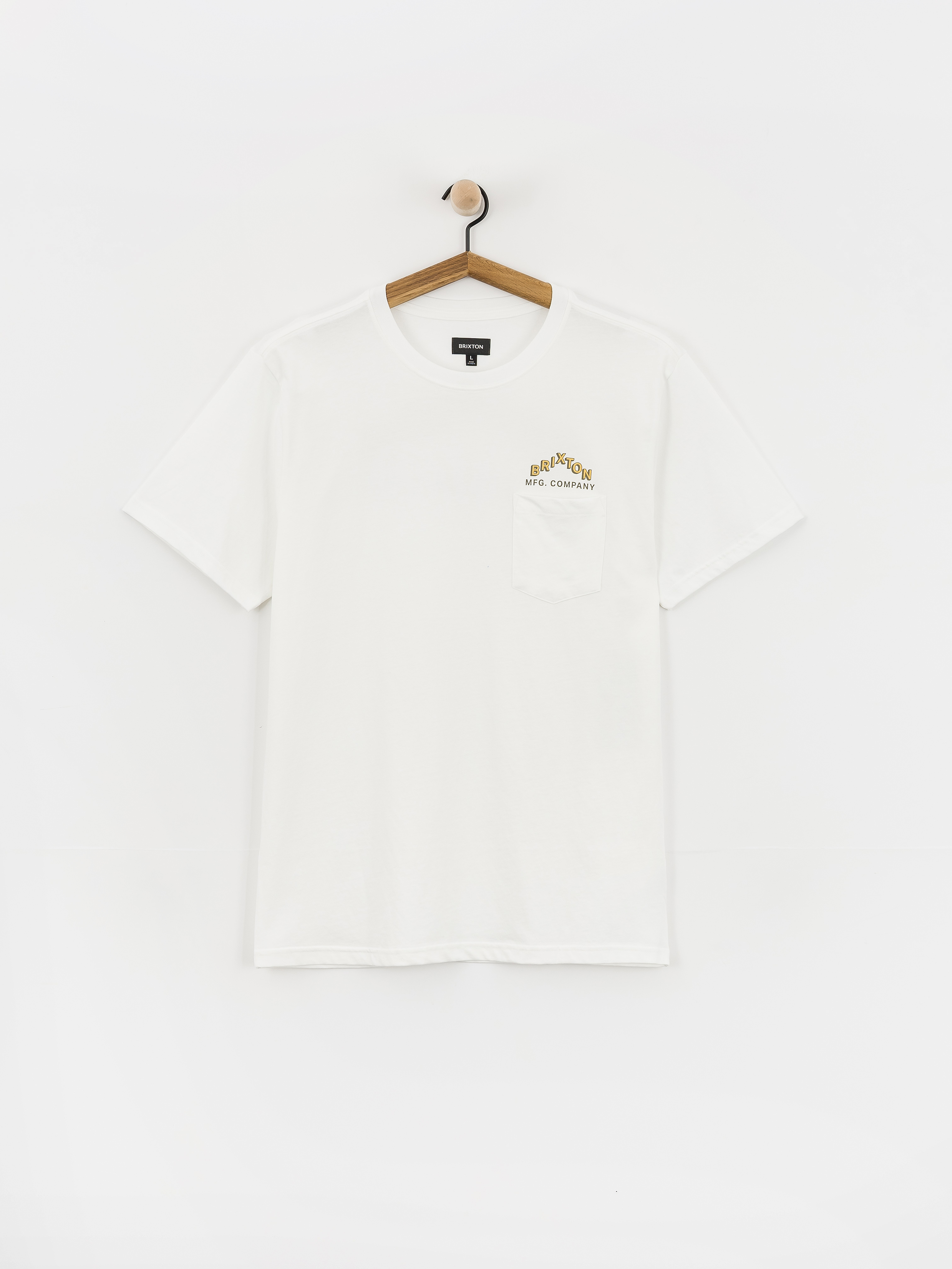 T-shirt Brixton Roman Pkt (white)