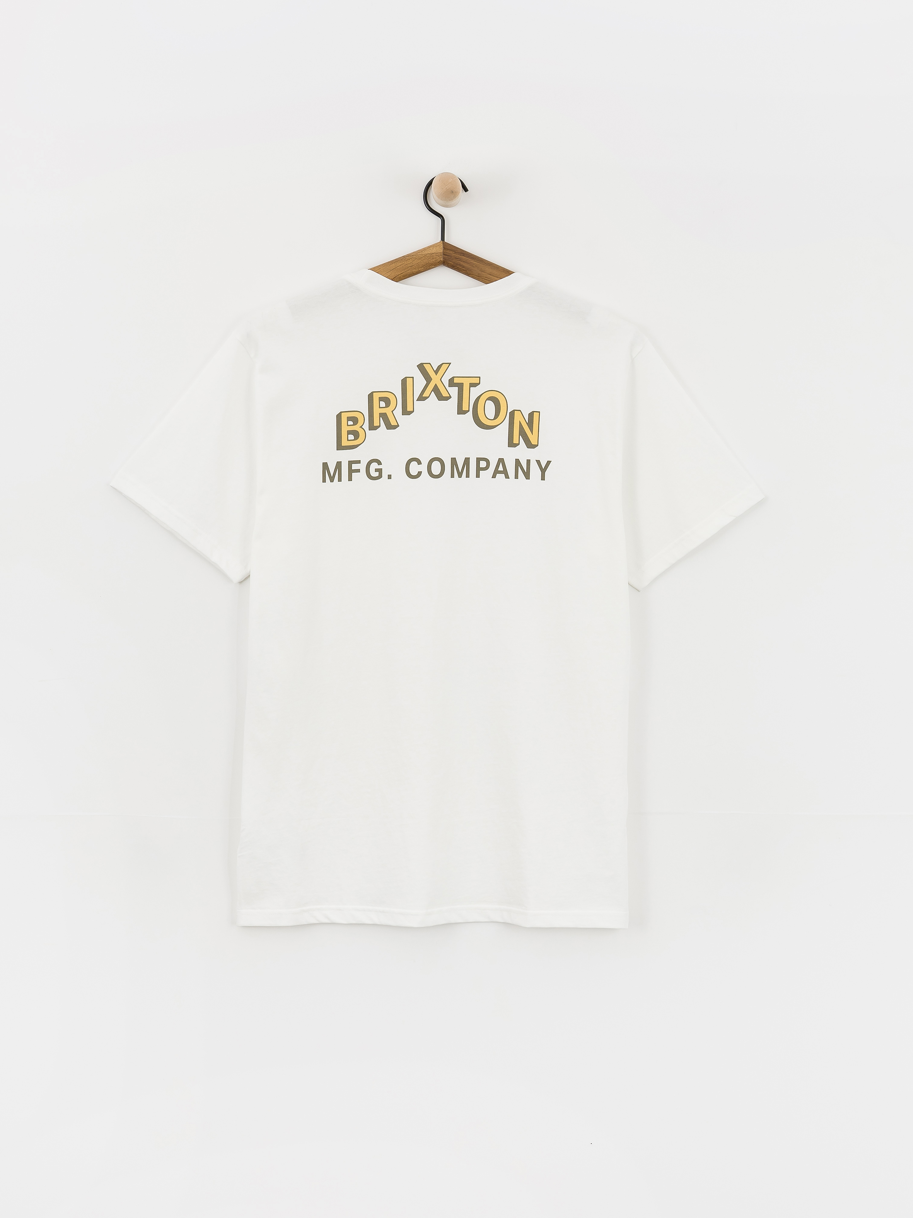 T-shirt Brixton Roman Pkt (white)