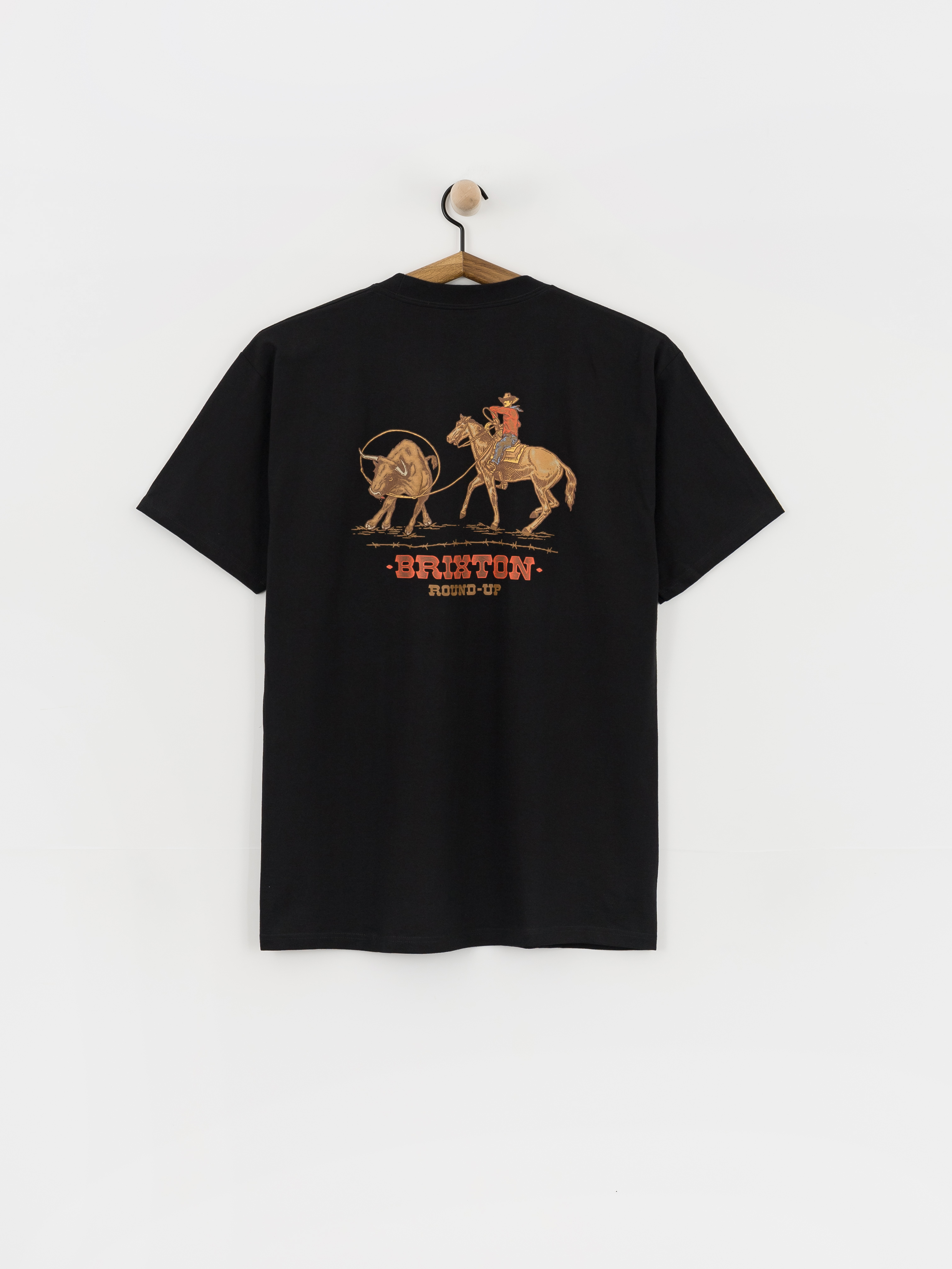 T-shirt Brixton Hutchins Std (black)