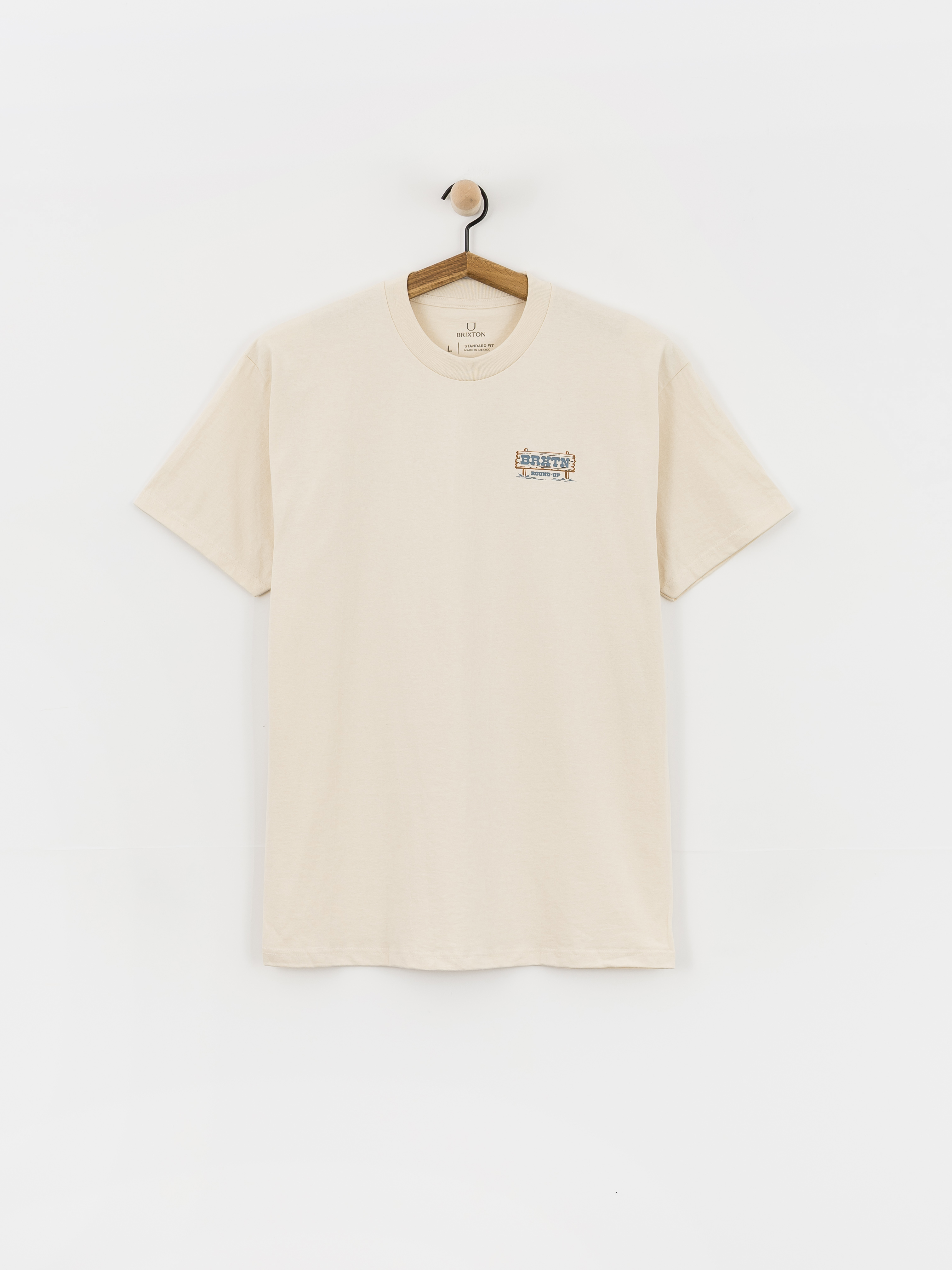 T-shirt Brixton Hutchins Std (cream)