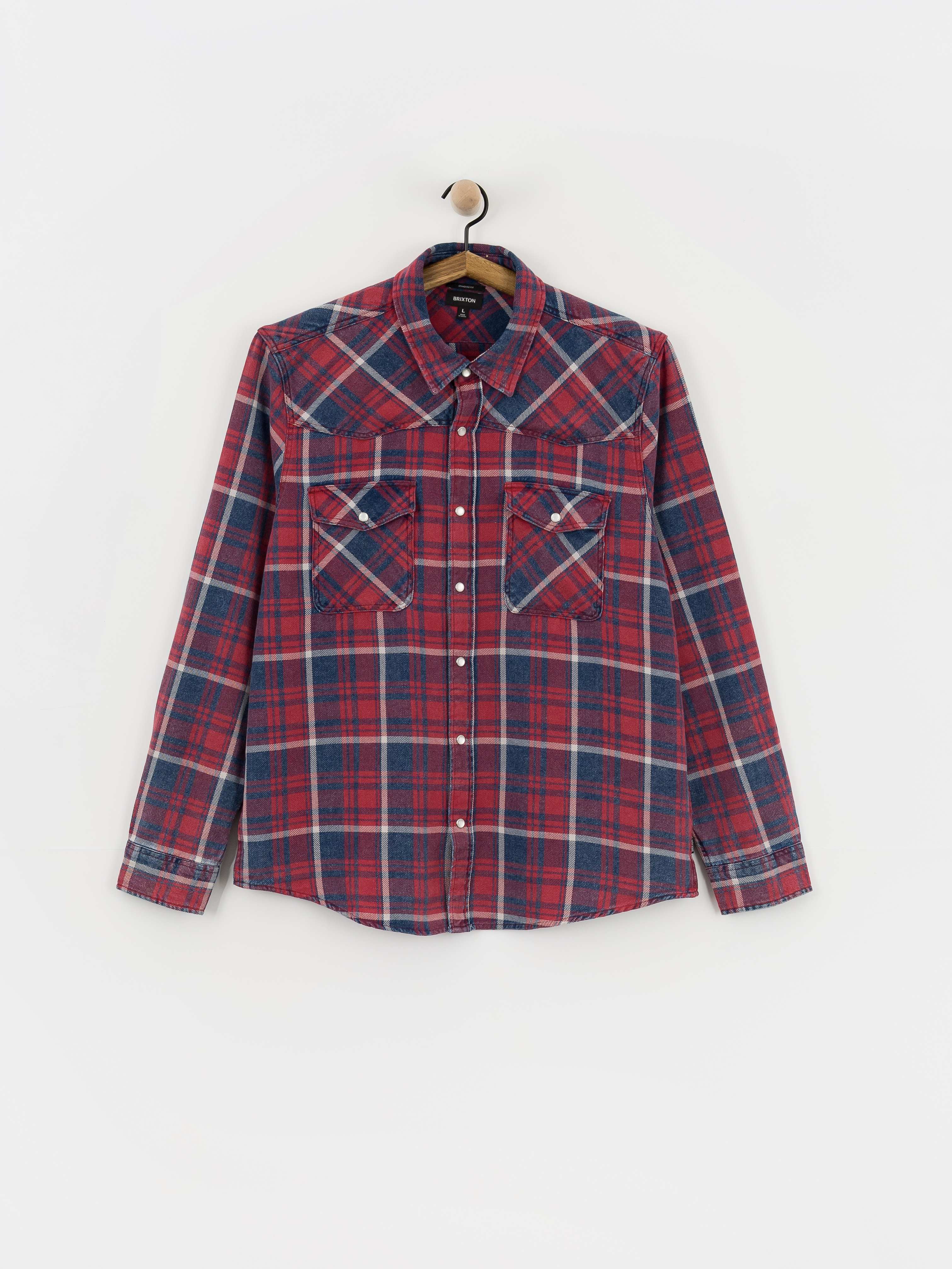 Koszula Brixton Waylon Lw Overshirt (denim plaid)