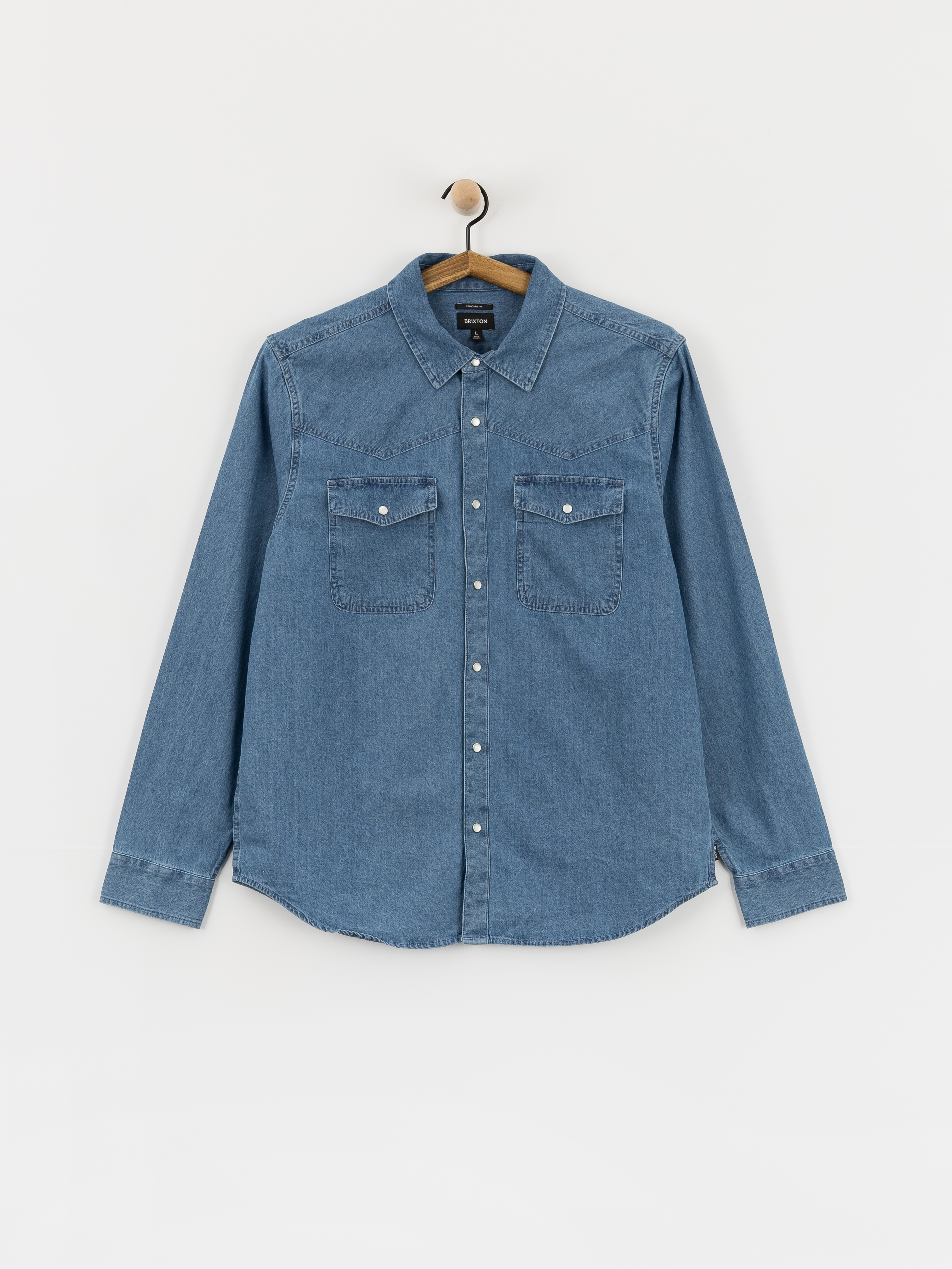 Koszula Brixton Waylon Lw Overshirt (med wash chambrey)