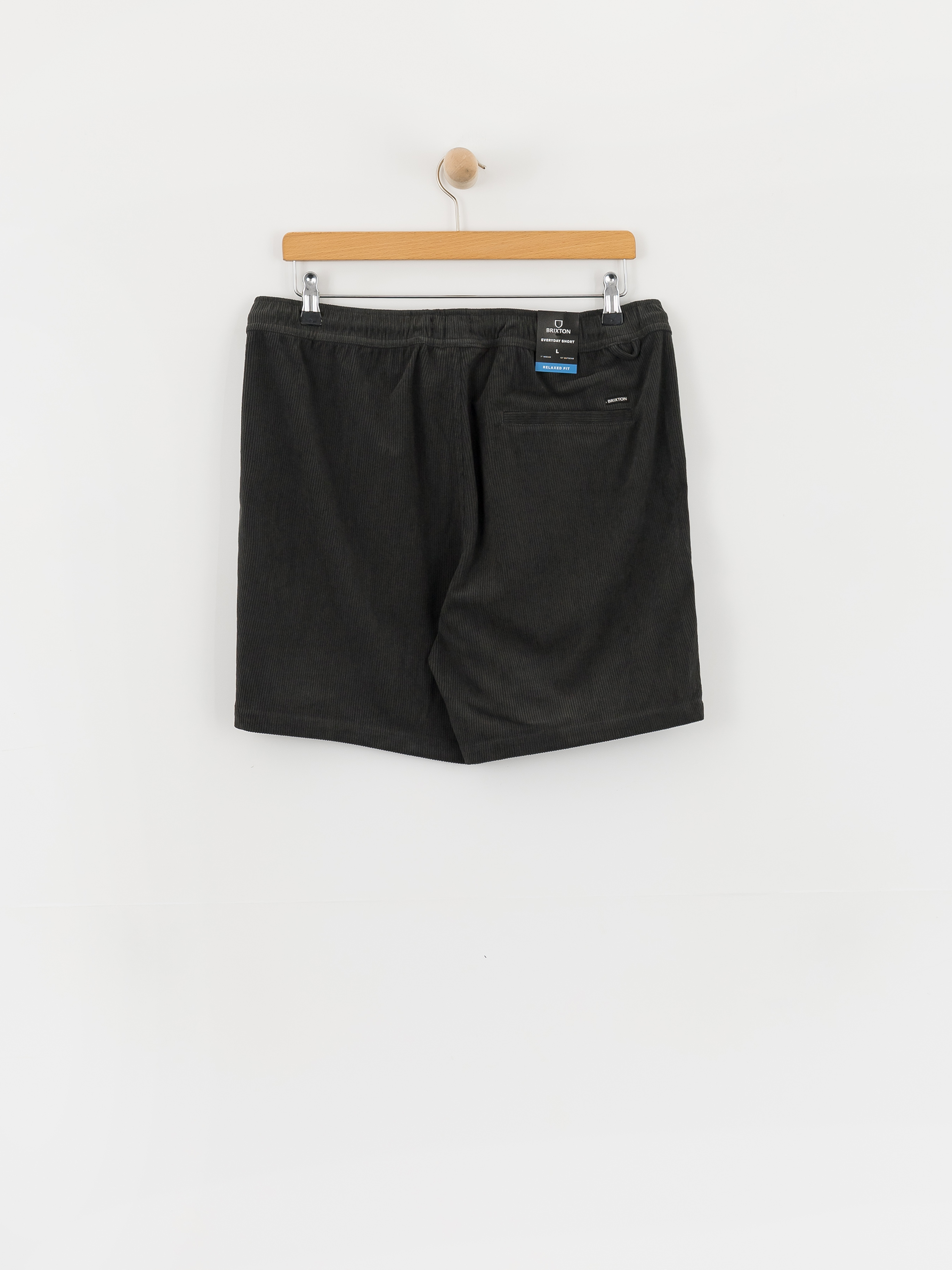 Szorty Brixton Everyday Corduroy (vintage black)