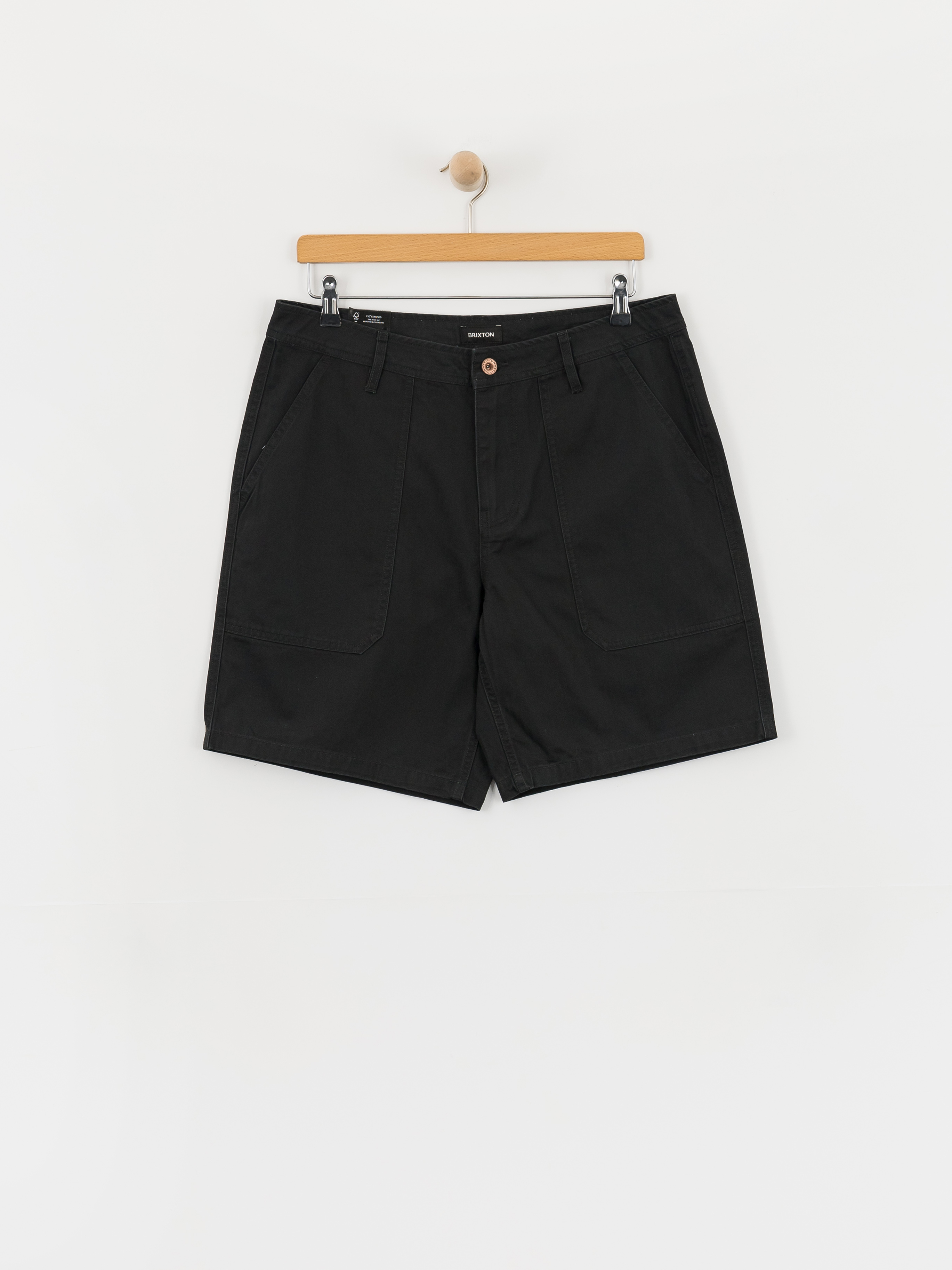 Szorty Brixton Surplus Vw Herringbone (washed black)