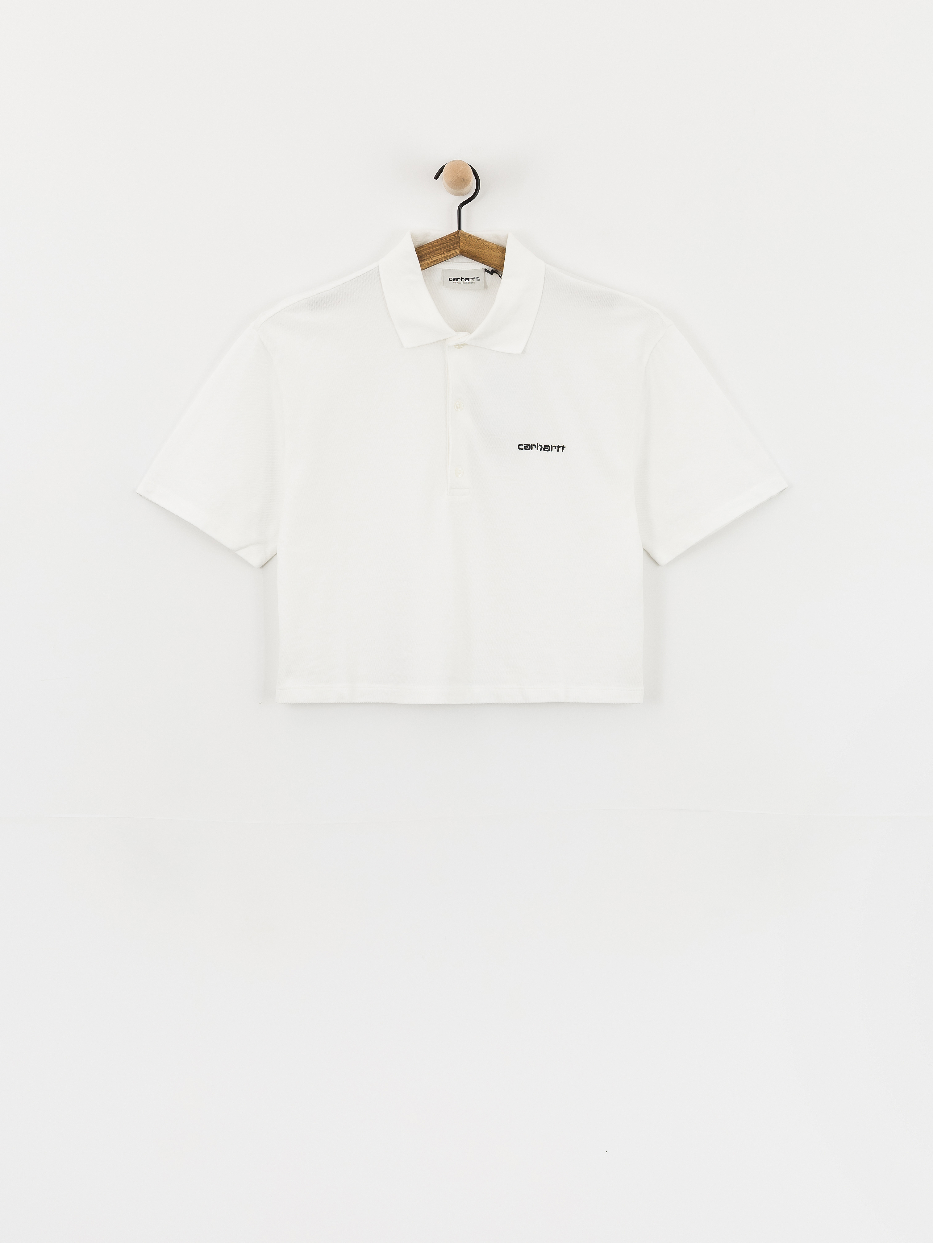 T-shirt Carhartt WIP Script Polo Wmn (white/black)
