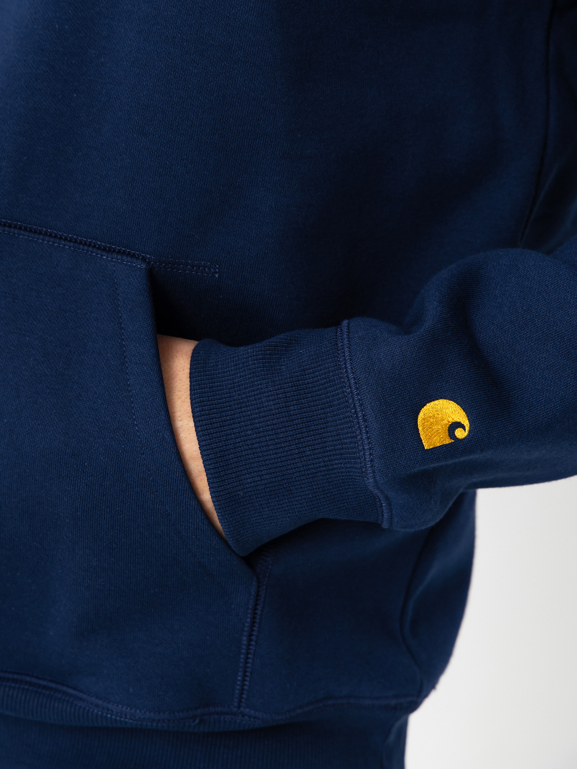 Bluza z kapturem Carhartt WIP Chase HD (jupiter/gold)