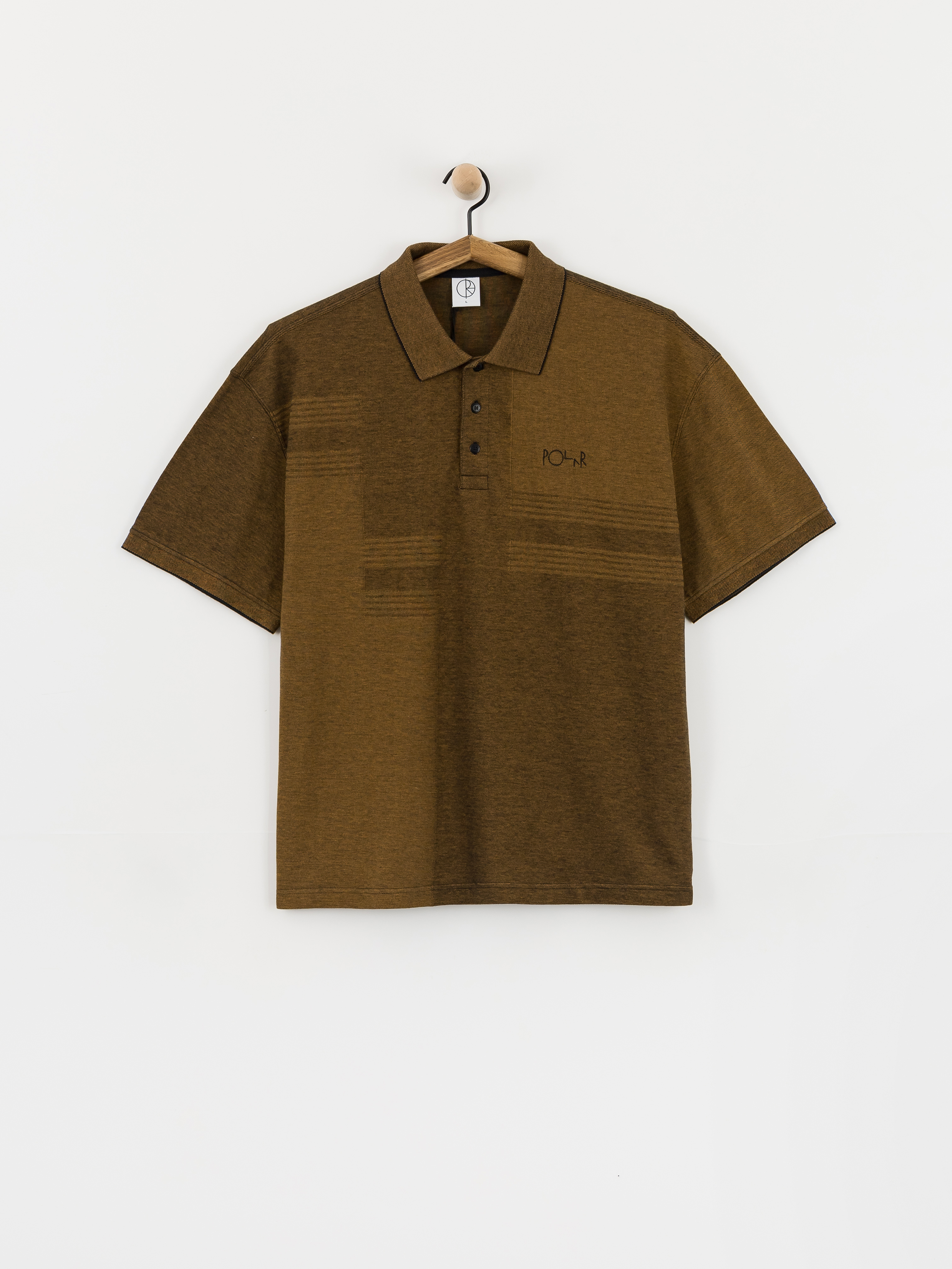 Polo Polar Skate Surf Pique (black/caramel)