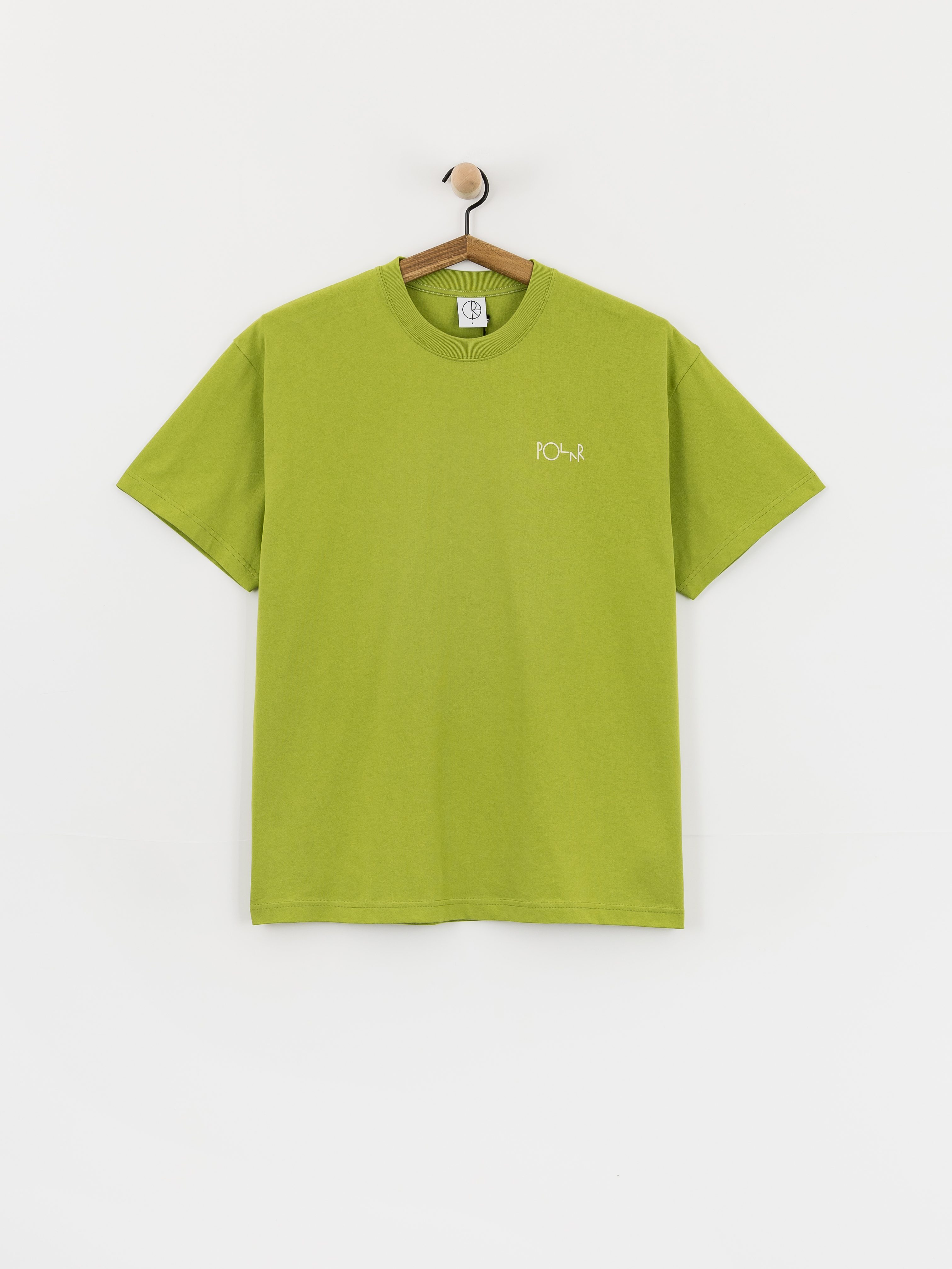T-shirt Polar Skate Contrast Stroke Logo (peridot)