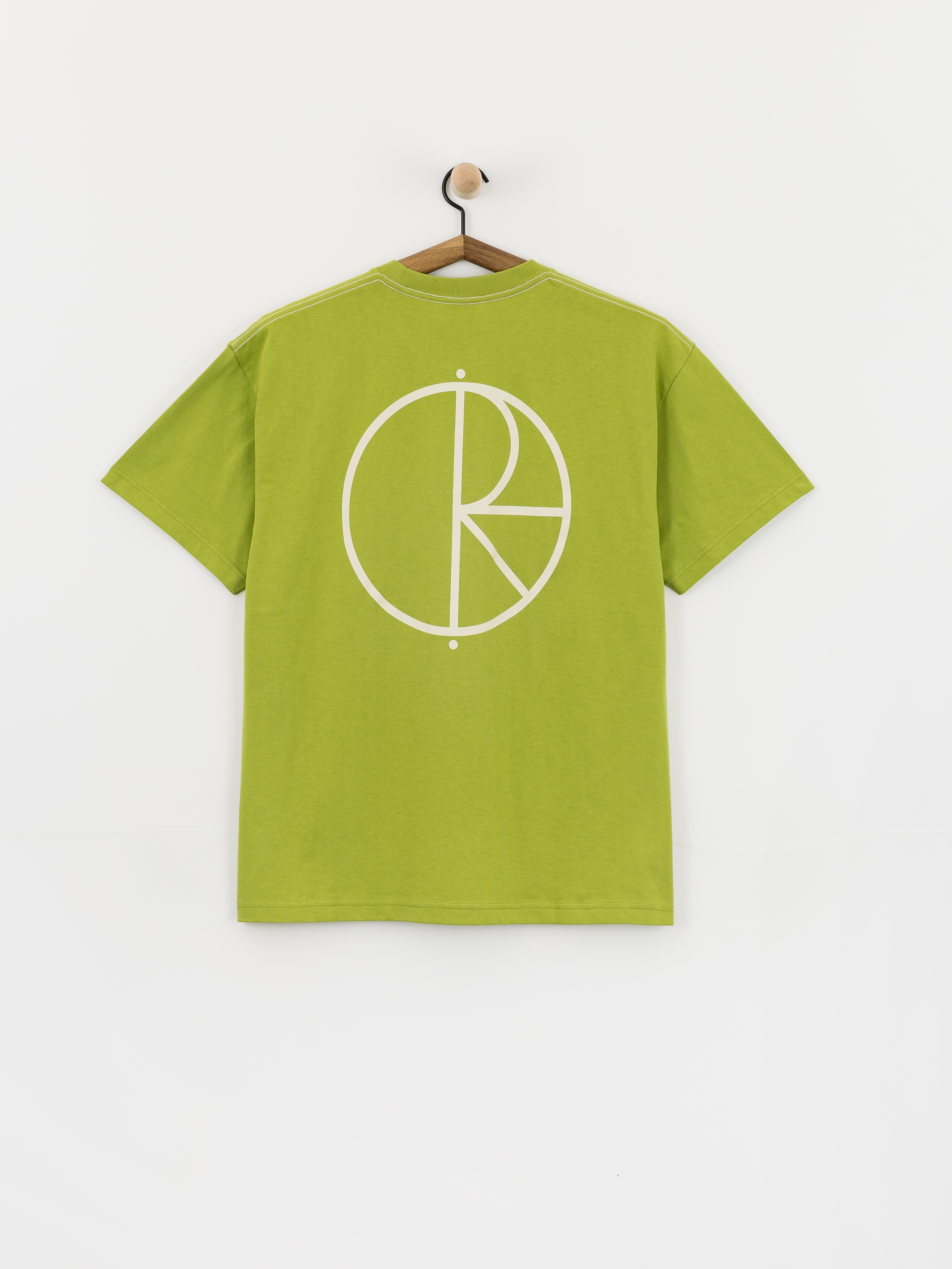 T-shirt Polar Skate Contrast Stroke Logo (peridot)