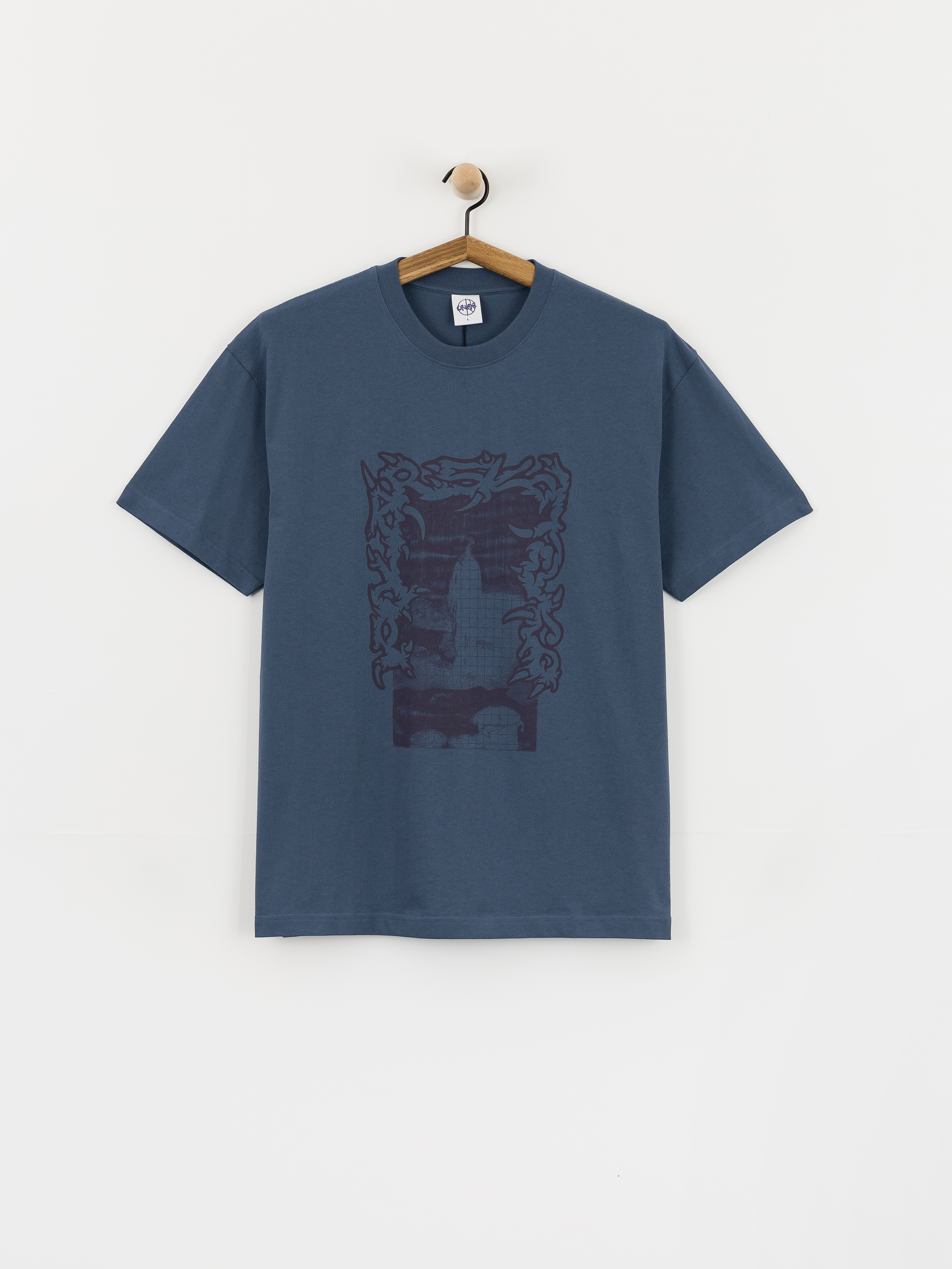 T-shirt Polar Skate Passing Resemblance (grey blue)