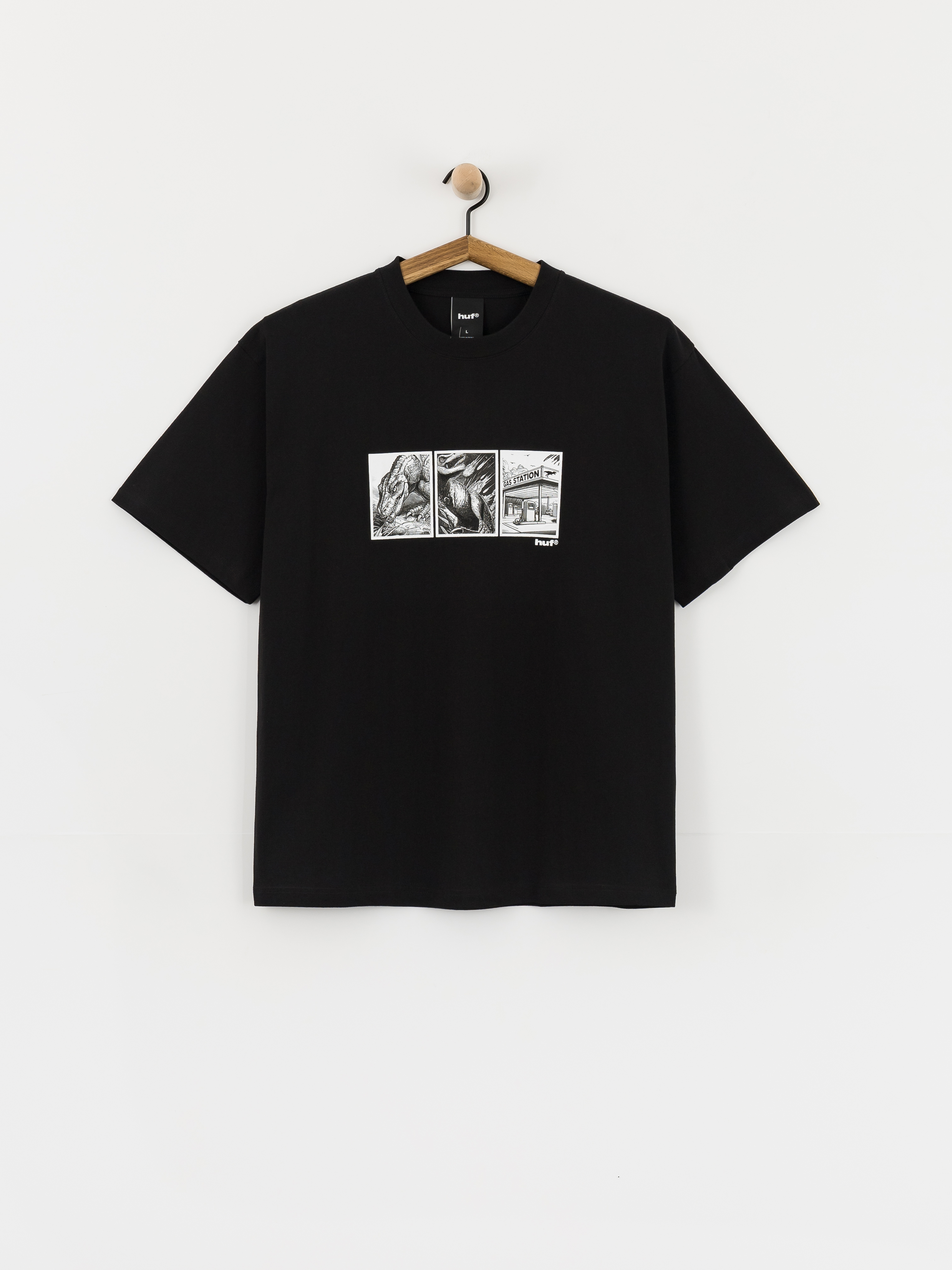 T-shirt HUF Fossil Fuel (black)