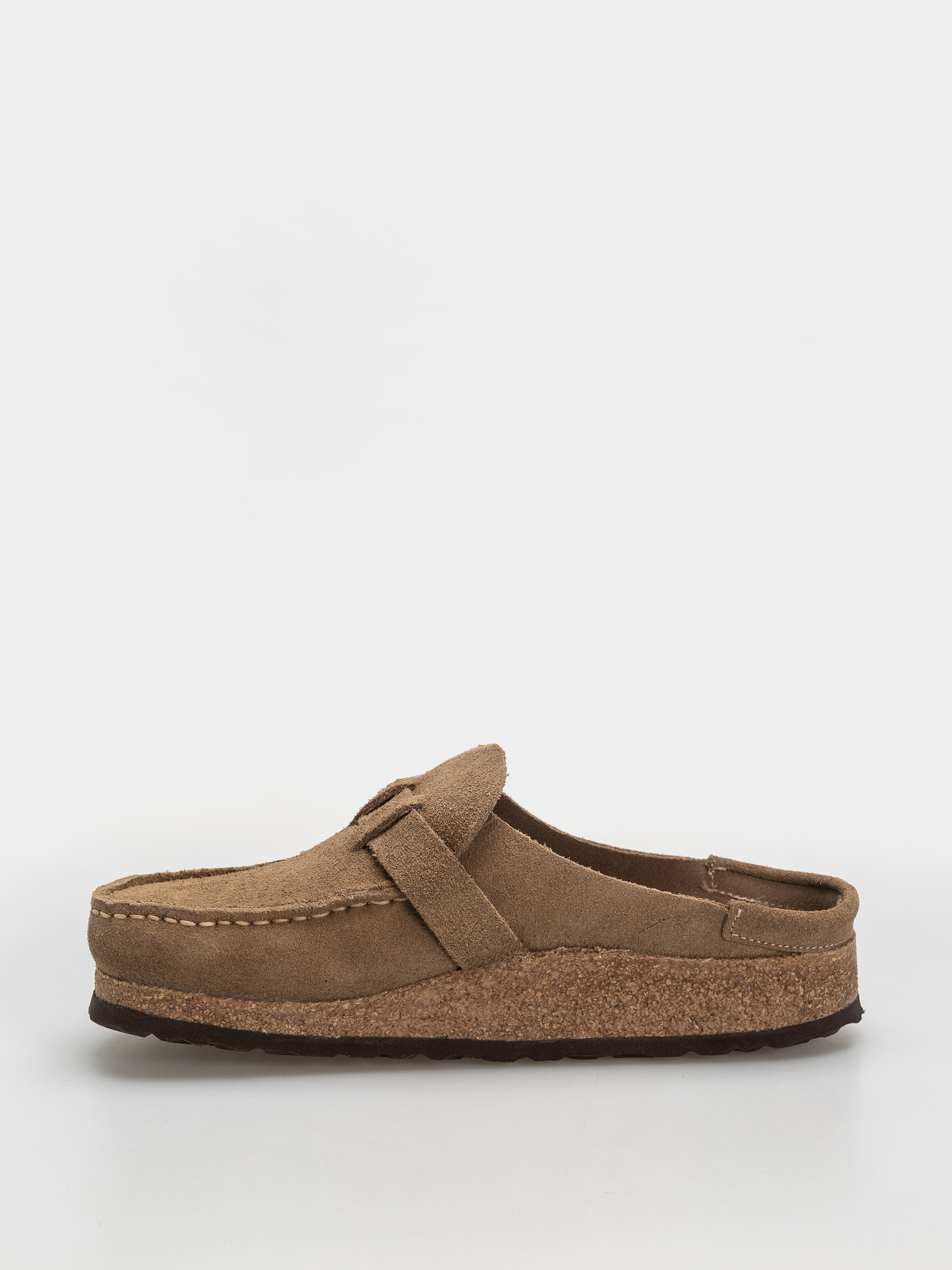 Klapki Birkenstock Buckley Suede Leather Narrow Wmn (gray taupe)