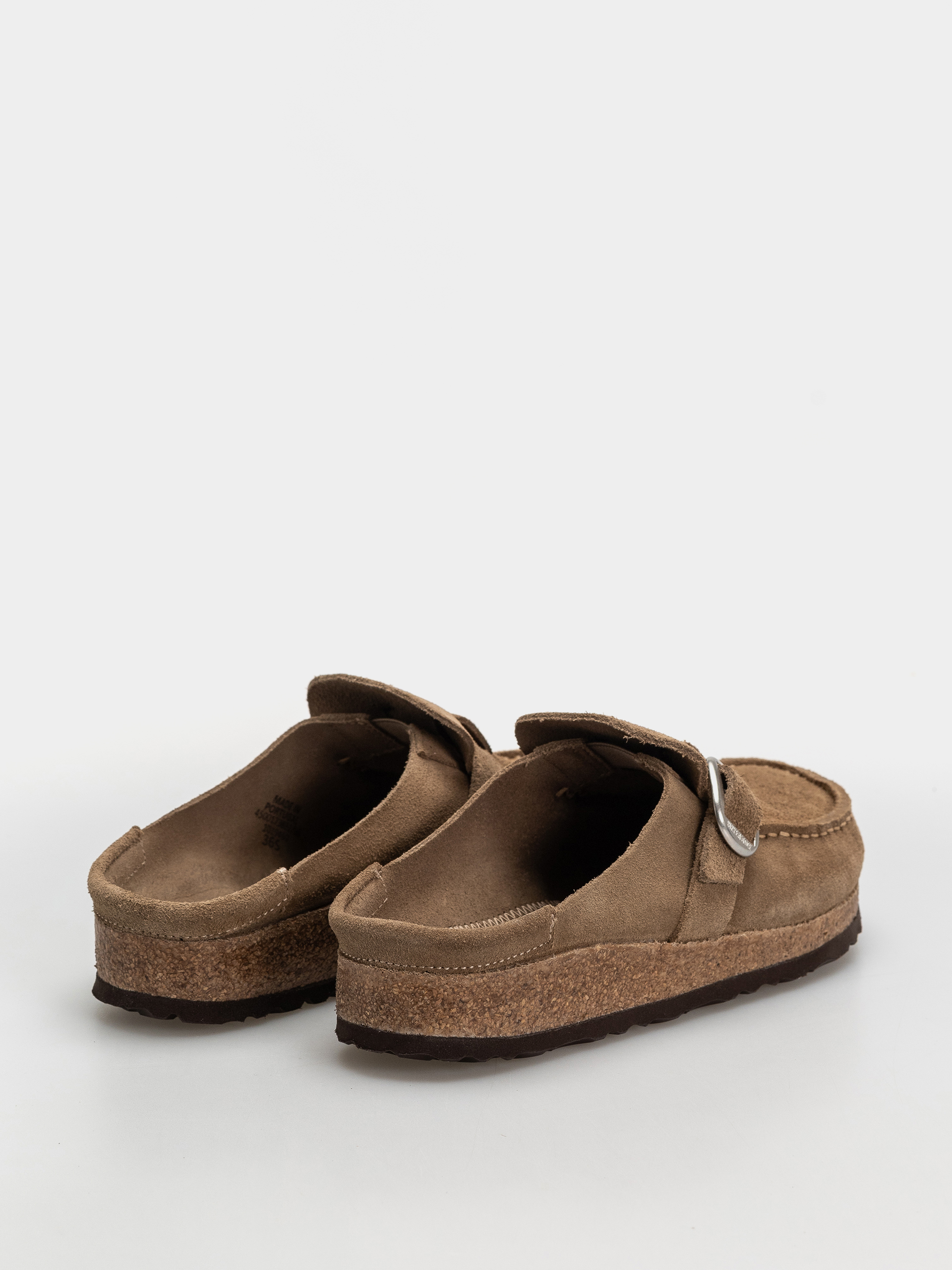 Klapki Birkenstock Buckley Suede Leather Narrow Wmn (gray taupe)