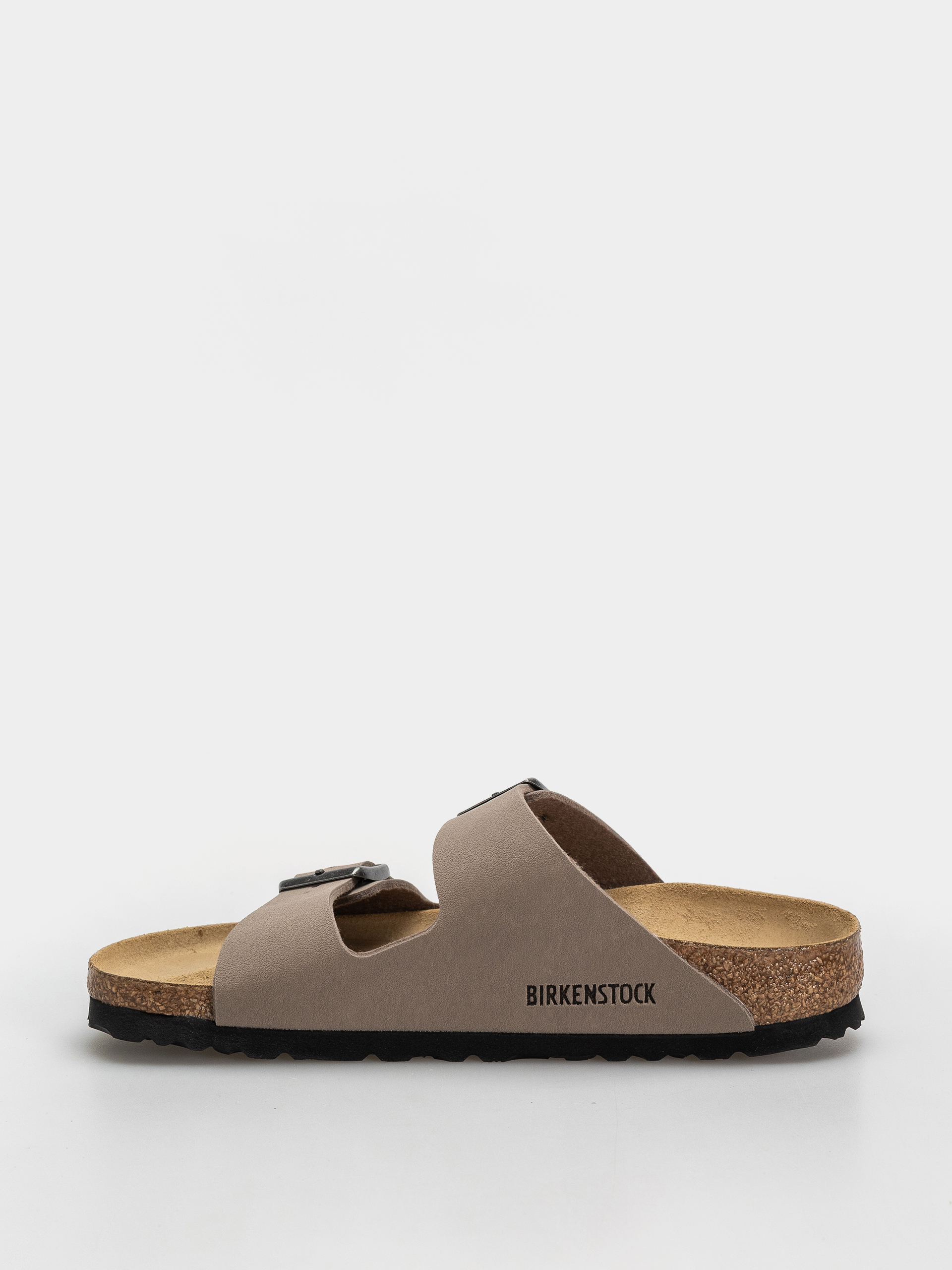 Klapki Birkenstock Arizona Birkibuc Narrow (gray taupe)