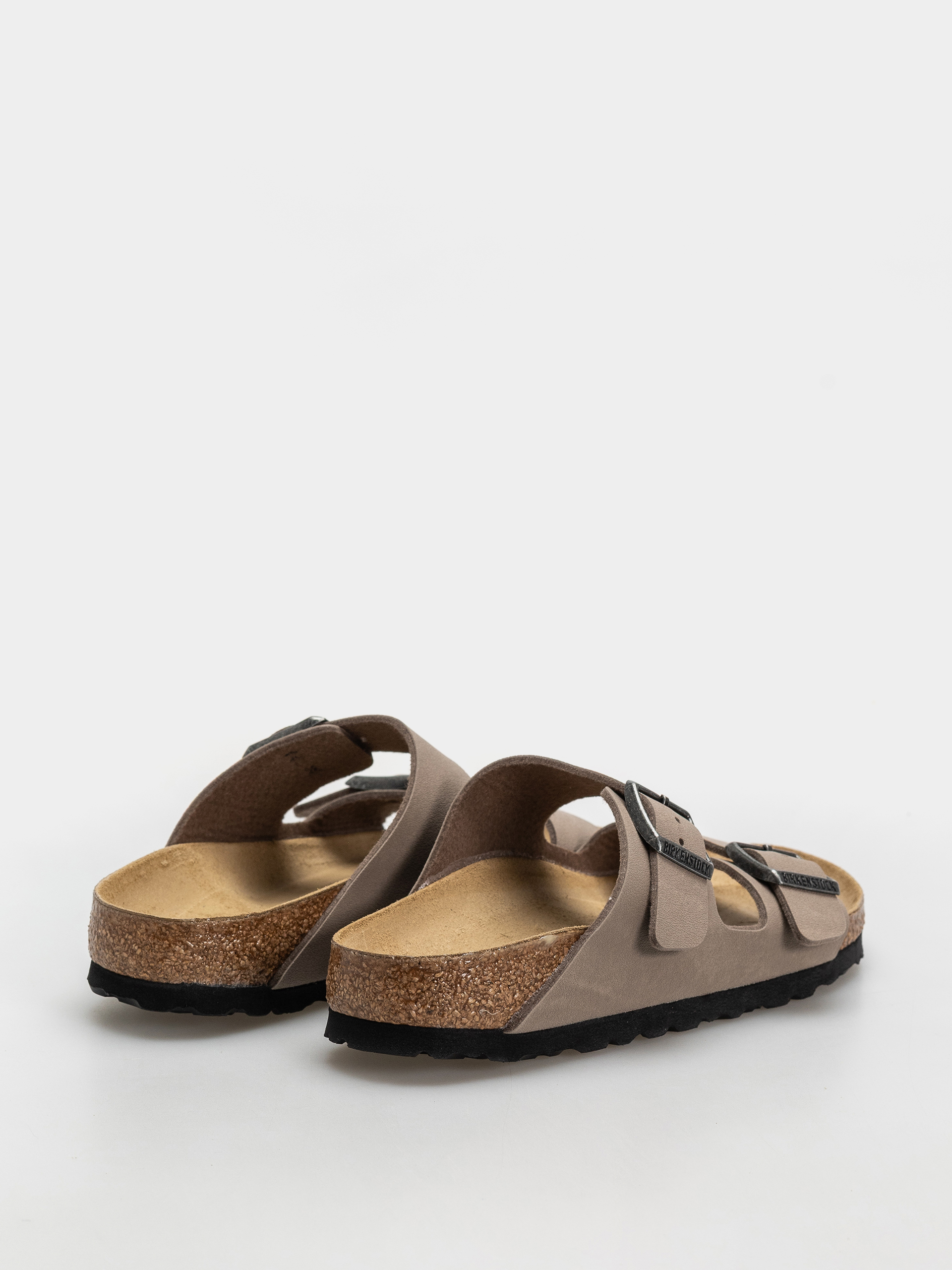 Klapki Birkenstock Arizona Birkibuc Narrow (gray taupe)