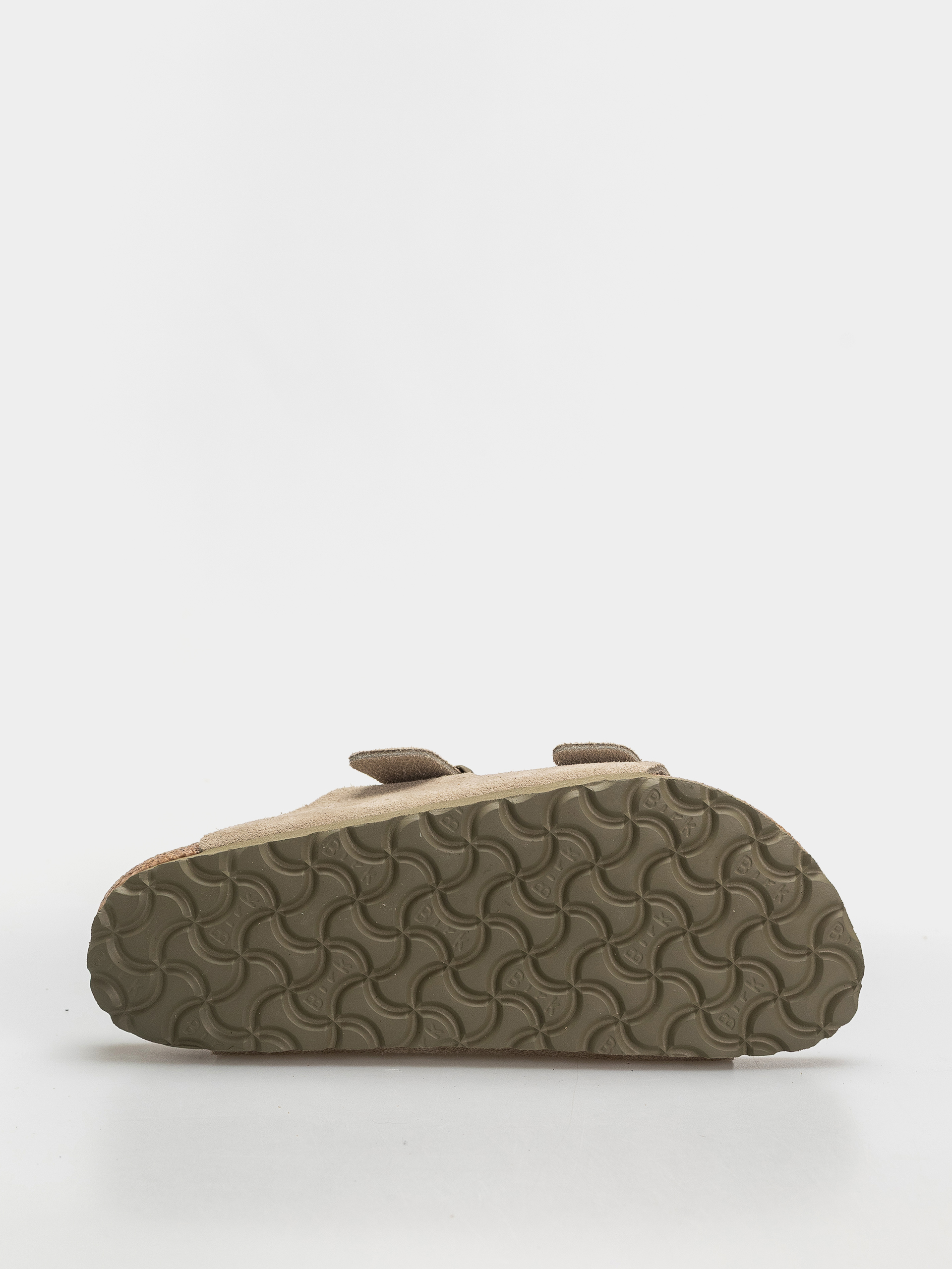 Klapki Birkenstock Arizona Suede Leather Narrow (faded khaki)