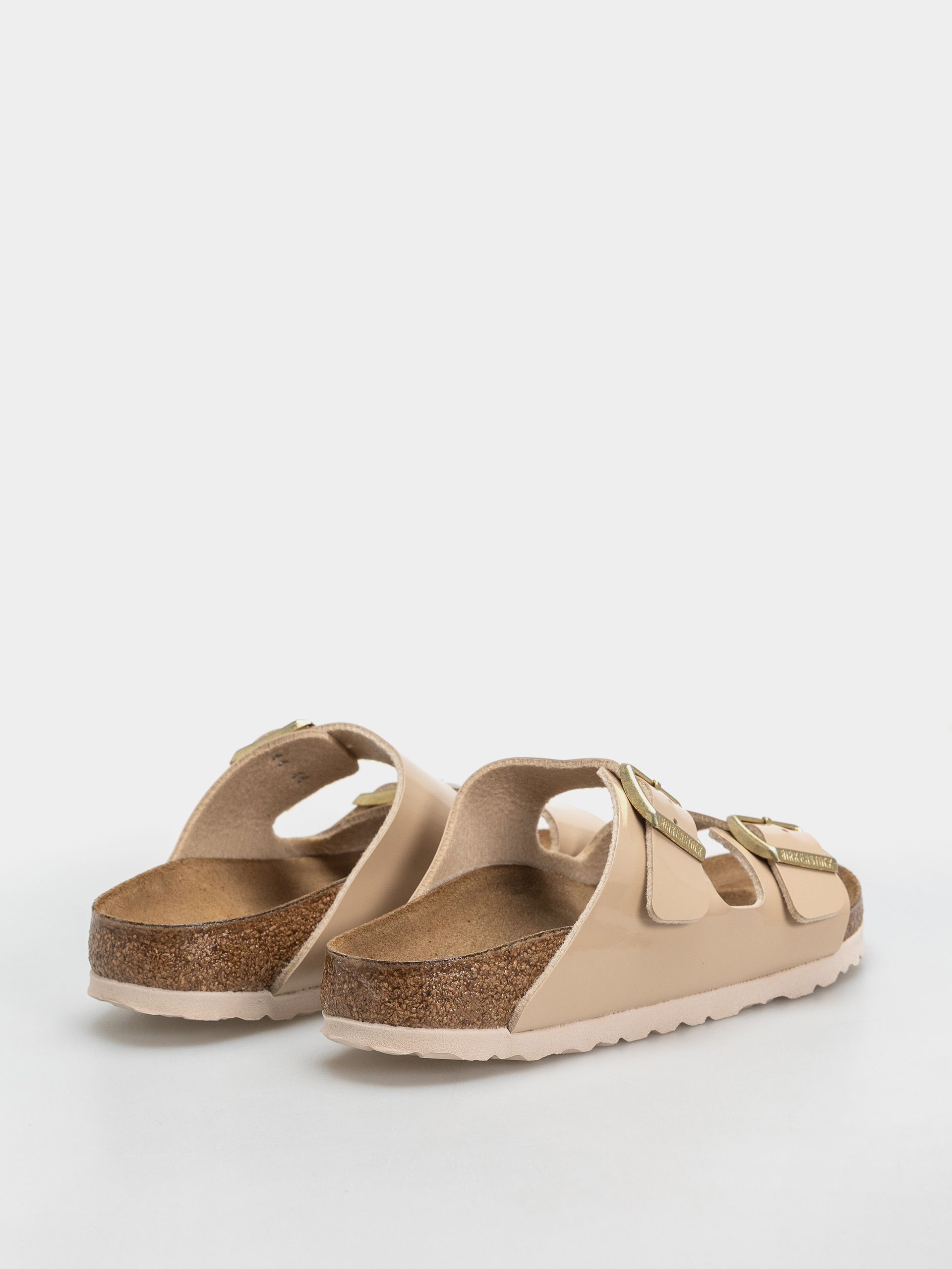 Klapki Birkenstock Arizona Birko Flor Patent Narrow Wmn (sand)