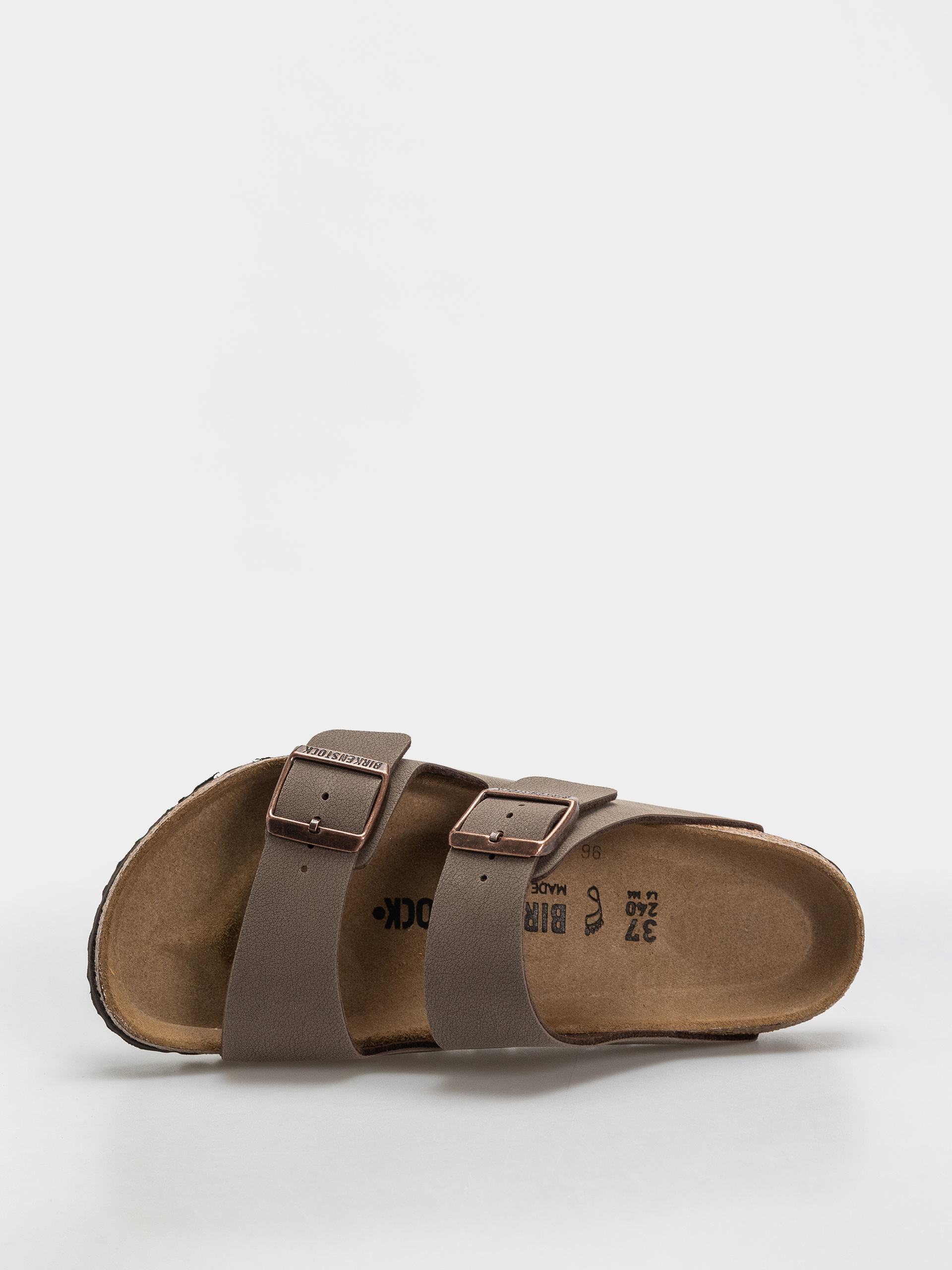 Klapki Birkenstock Arizona Birkibuc Regular (mocca)