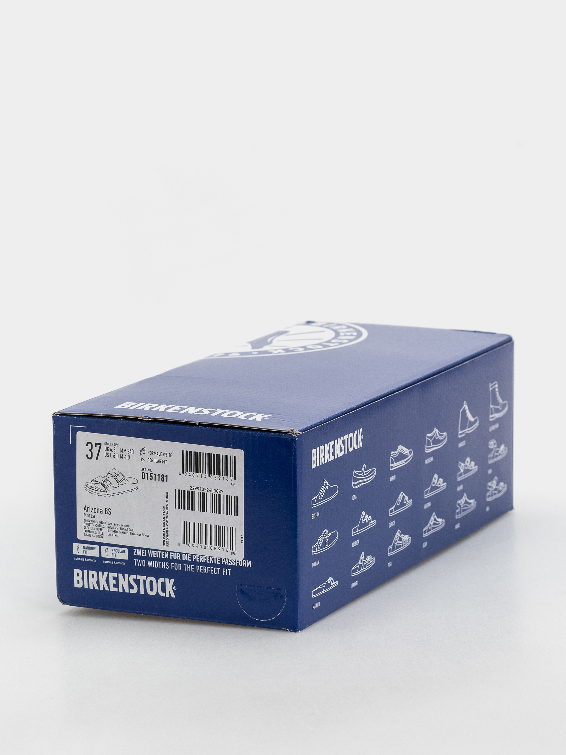 Klapki Birkenstock Arizona Birkibuc Regular (mocca)