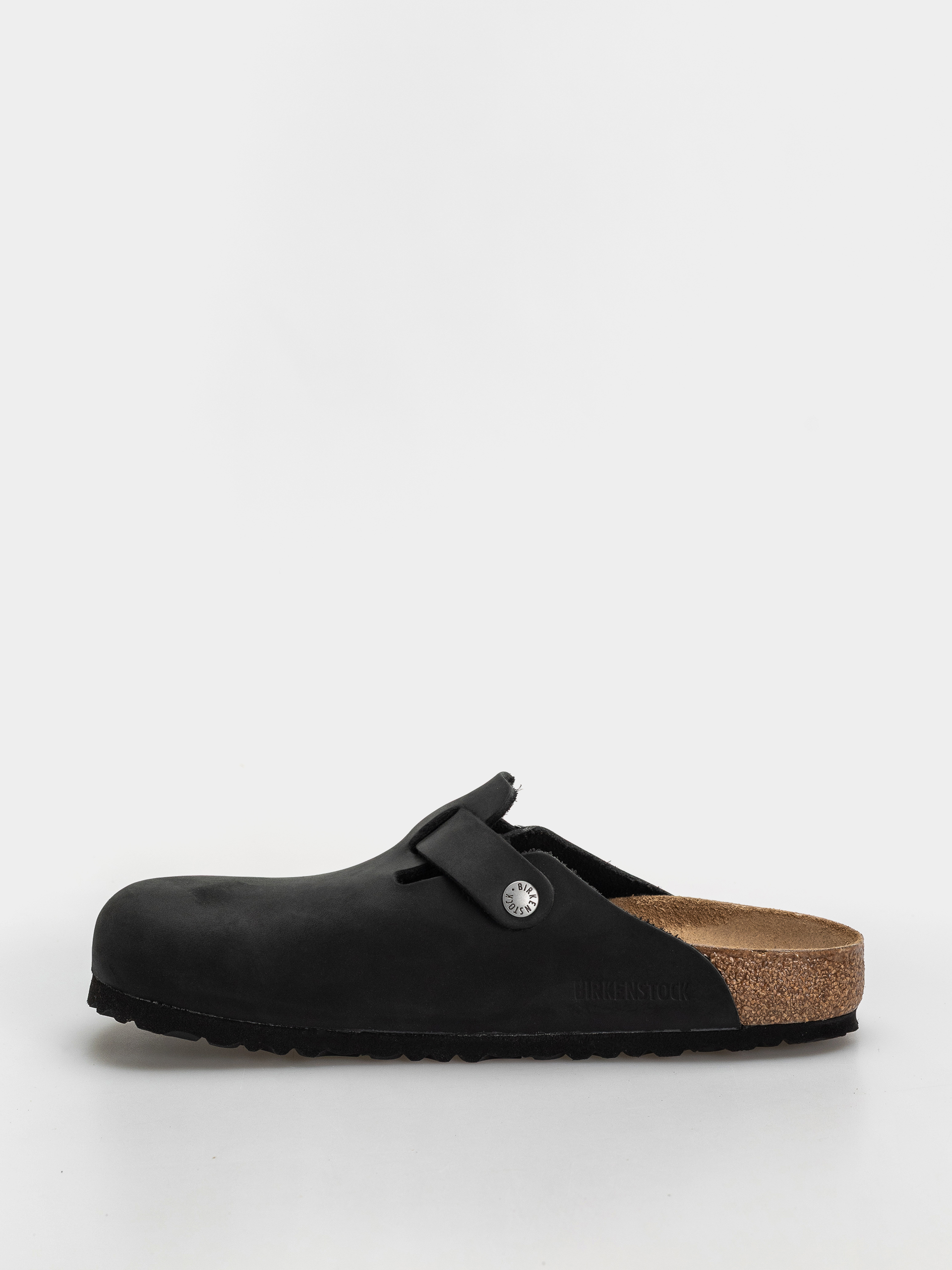 Klapki Birkenstock Boston Oiled Leather Regular (black)
