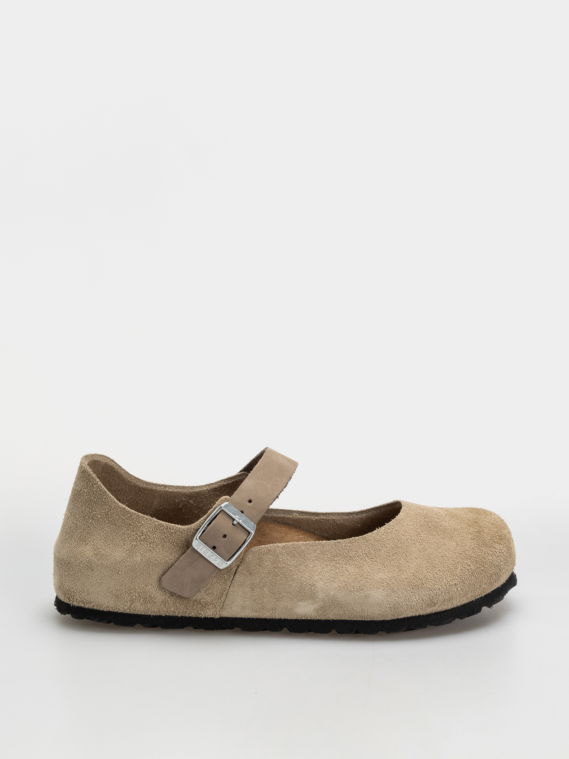Klapki Birkenstock Mantova Suede Leather Narrow Wmn
