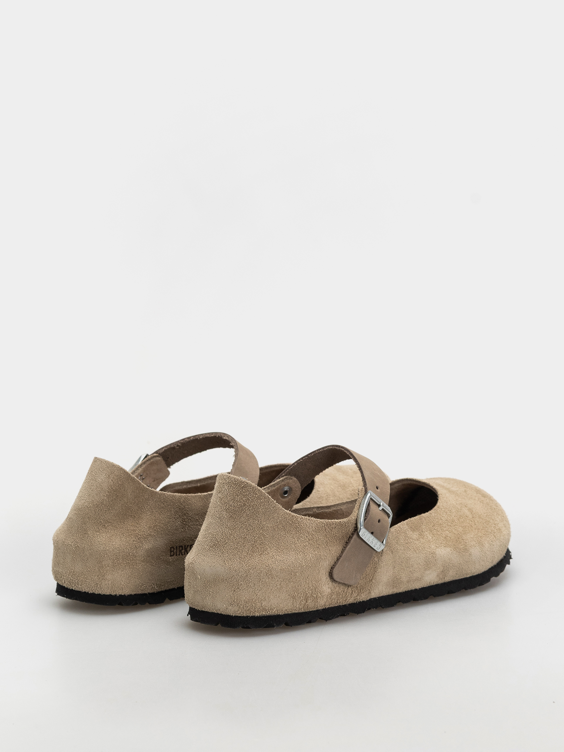Klapki Birkenstock Mantova Suede Leather Narrow Wmn (taupe)