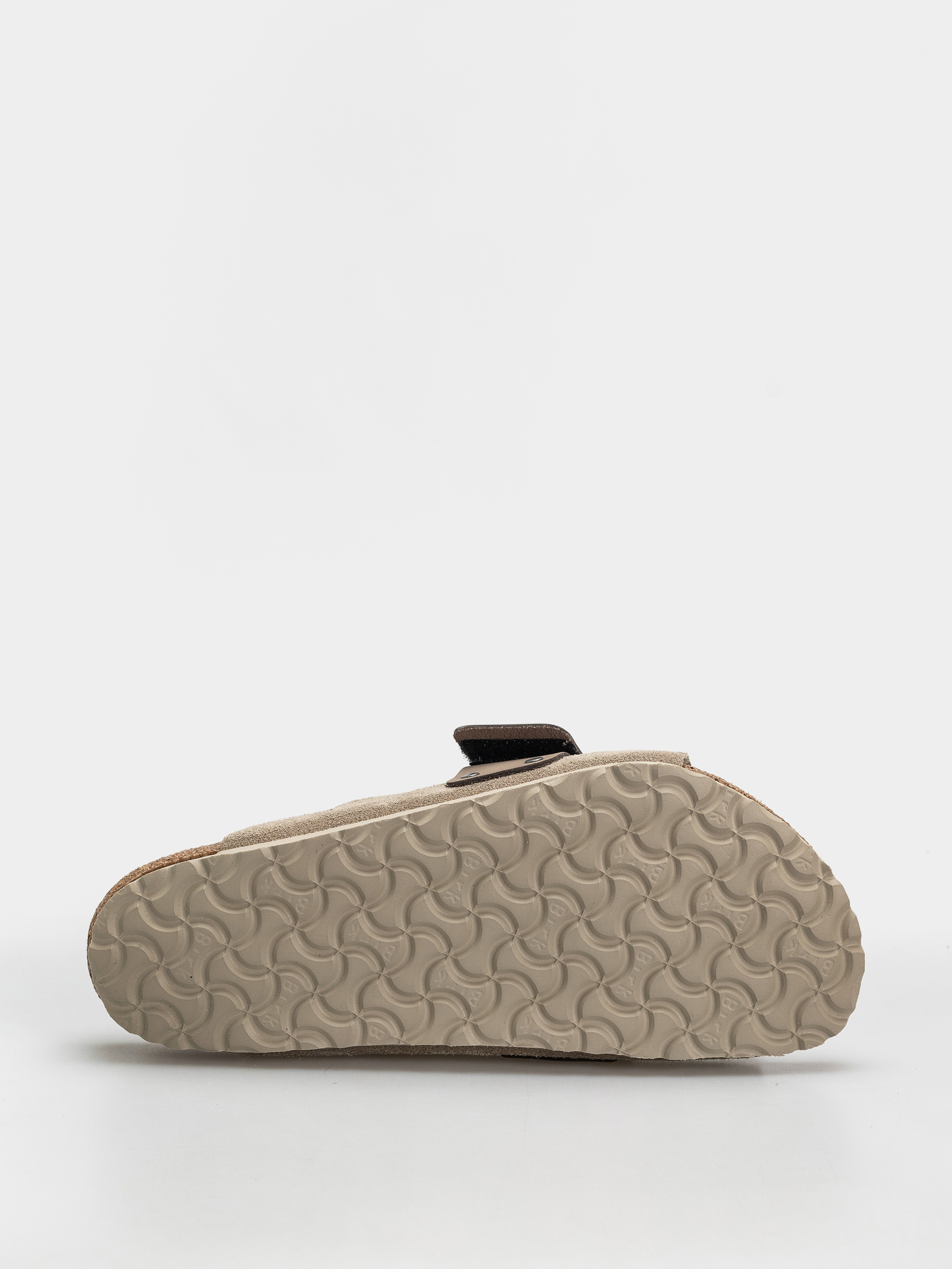 Klapki Birkenstock Kyoto Nubuck Suede Leather Regular (taupe)