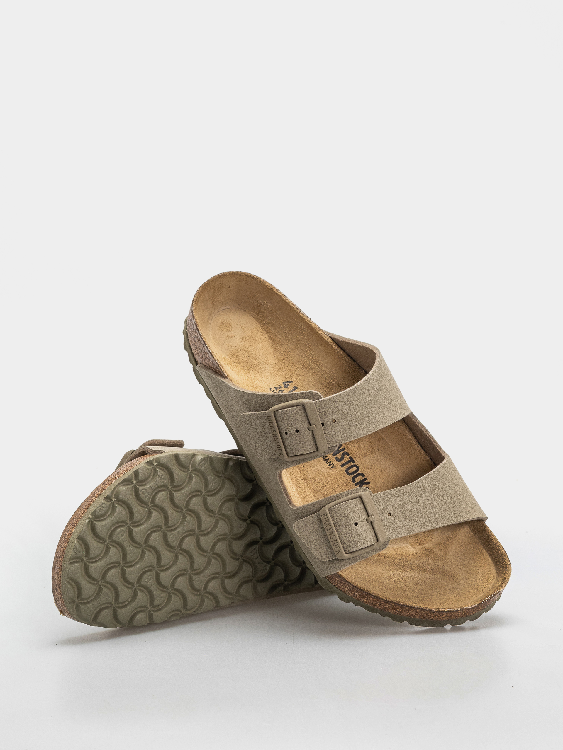 Klapki Birkenstock Arizona Birko Flor Regular (faded khaki)