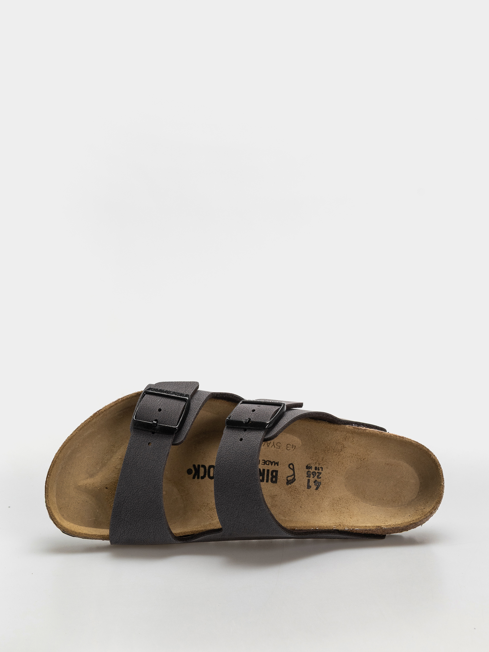 Klapki Birkenstock Arizona Birkibuc Regular (velvet gray/black)