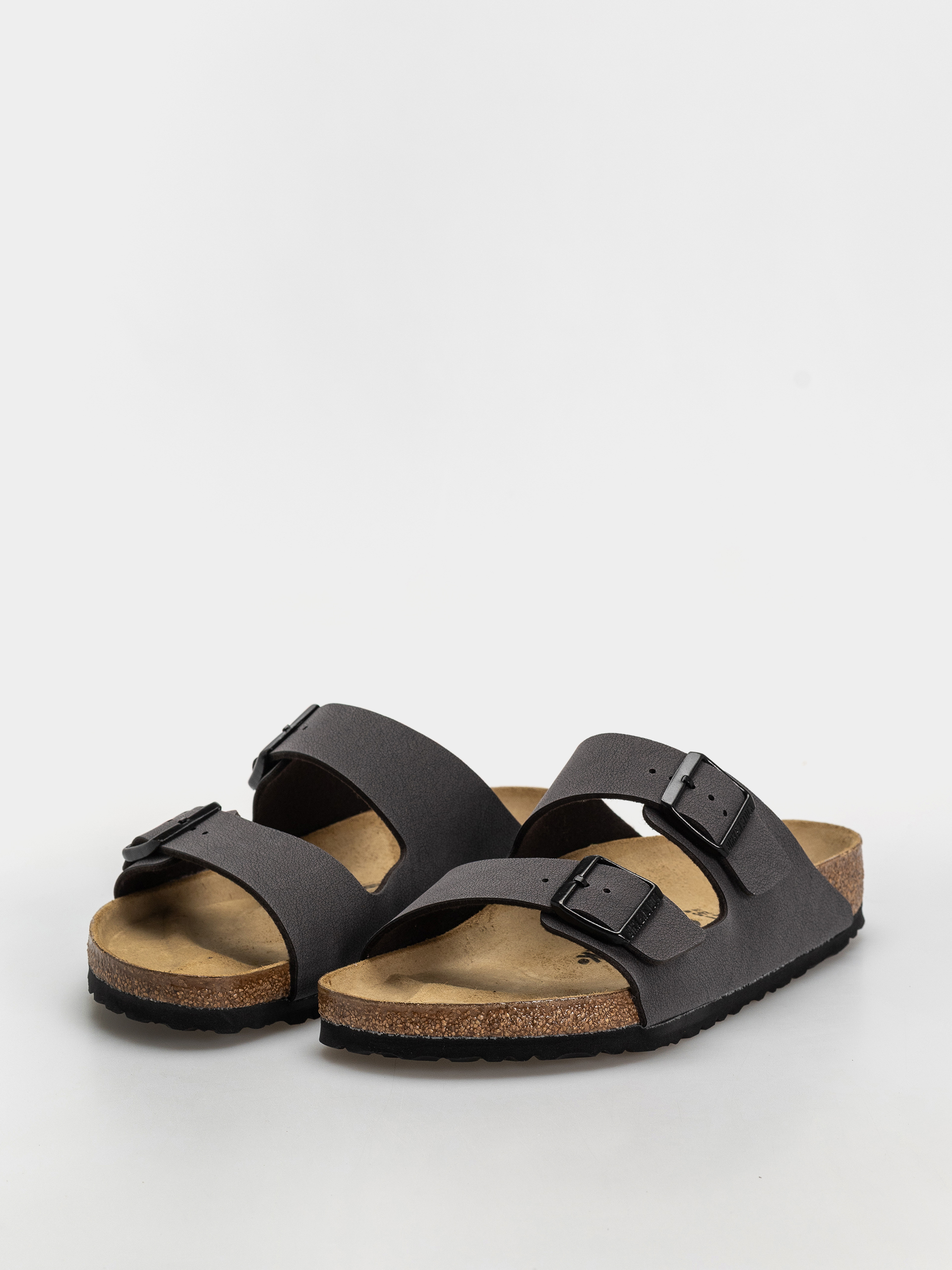 Klapki Birkenstock Arizona Birkibuc Regular (velvet gray/black)
