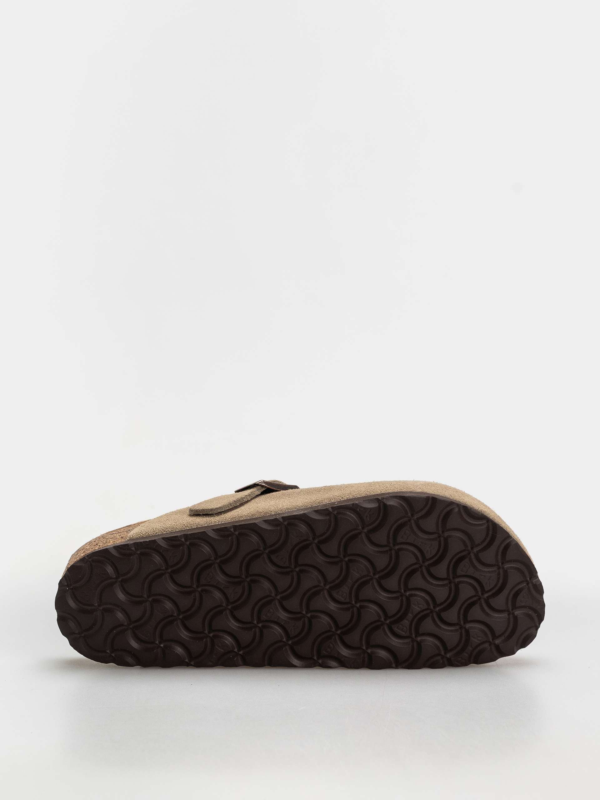 Klapki Birkenstock Boston Suede Leather Narrow Wmn (taupe)