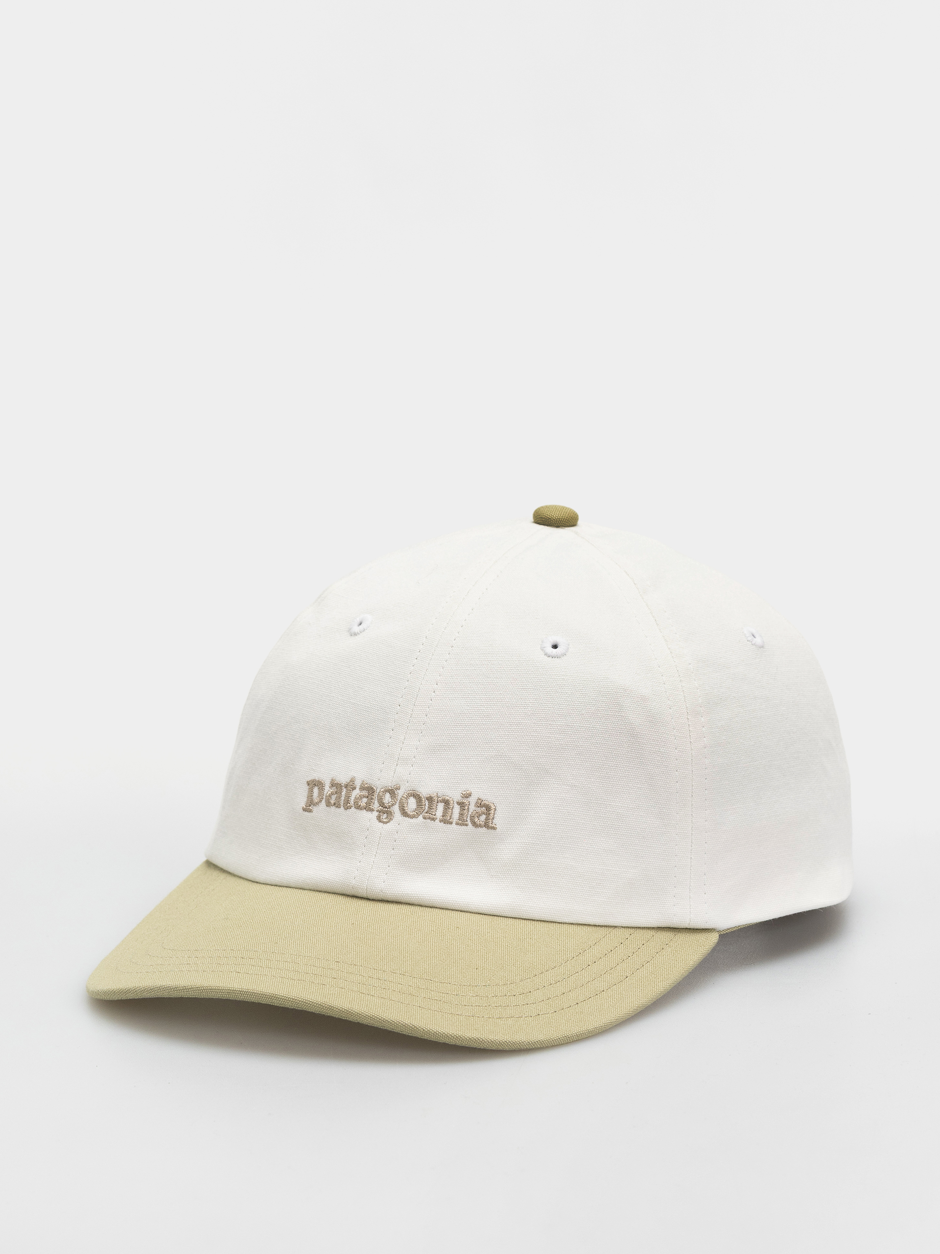 Czapka z daszkiem Patagonia Fitz Roy Icon Trad (text logo/birch white w/gumtree green)
