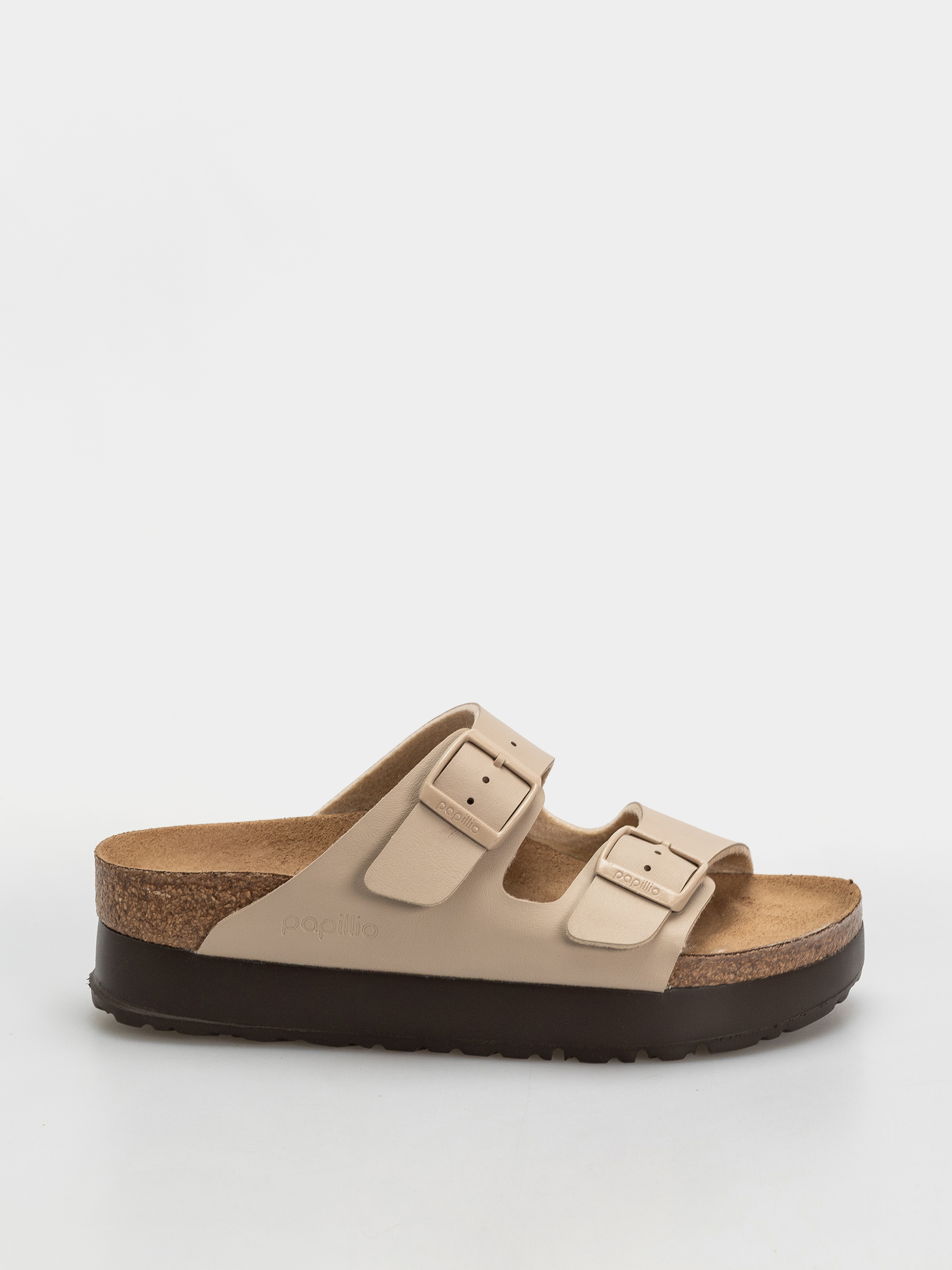 Klapki Birkenstock Arizona Flex Platform Birko Flor Narrow Wmn (sandcastle)