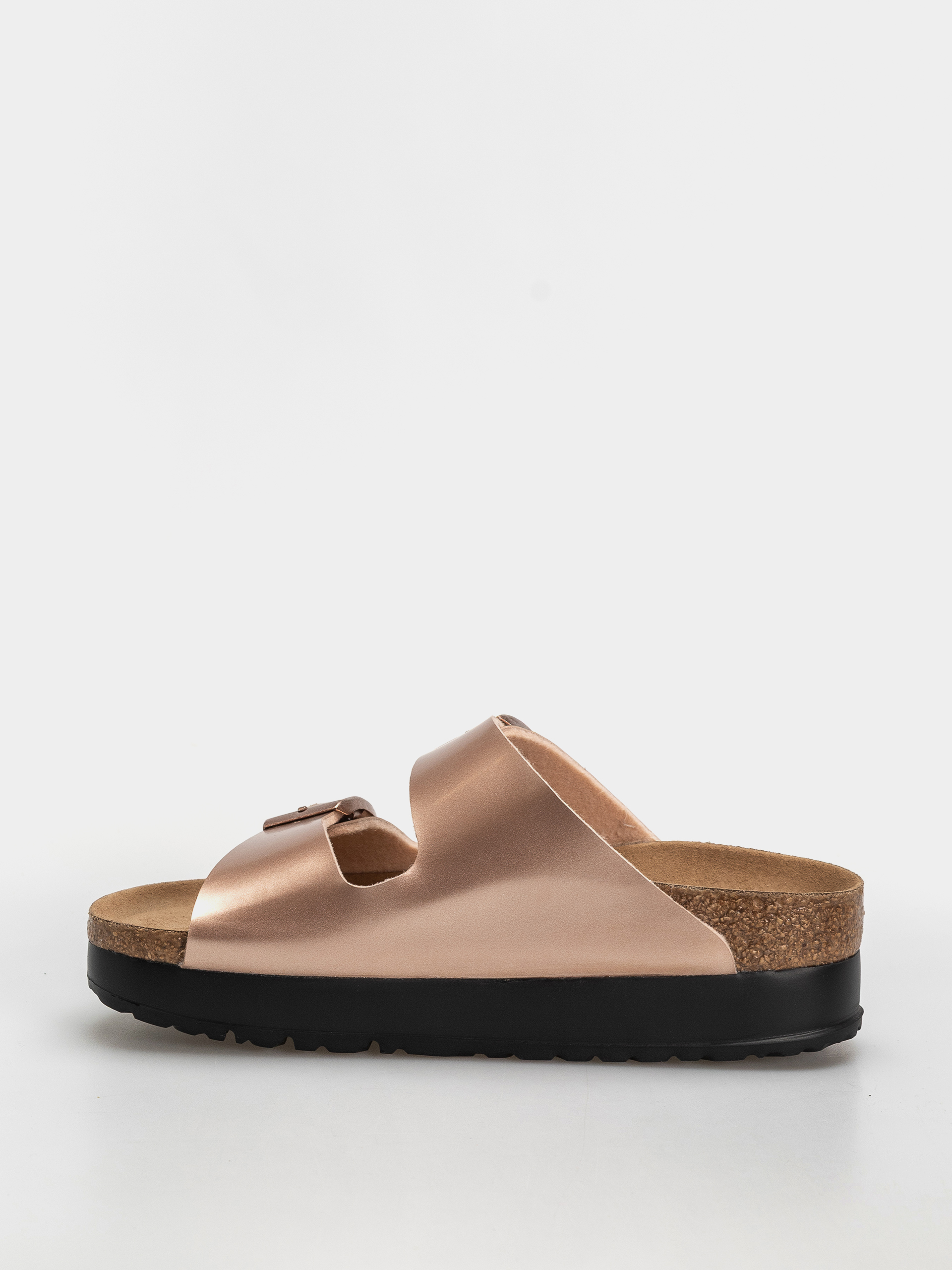 Klapki Birkenstock Arizona Flex Platform Birko Flor Narrow Wmn (electric metallic copper)