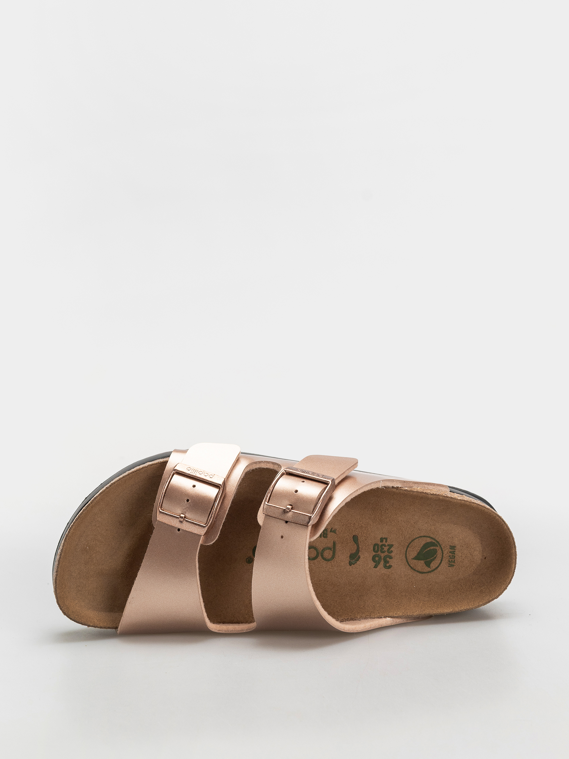 Klapki Birkenstock Arizona Flex Platform Birko Flor Narrow Wmn (electric metallic copper)