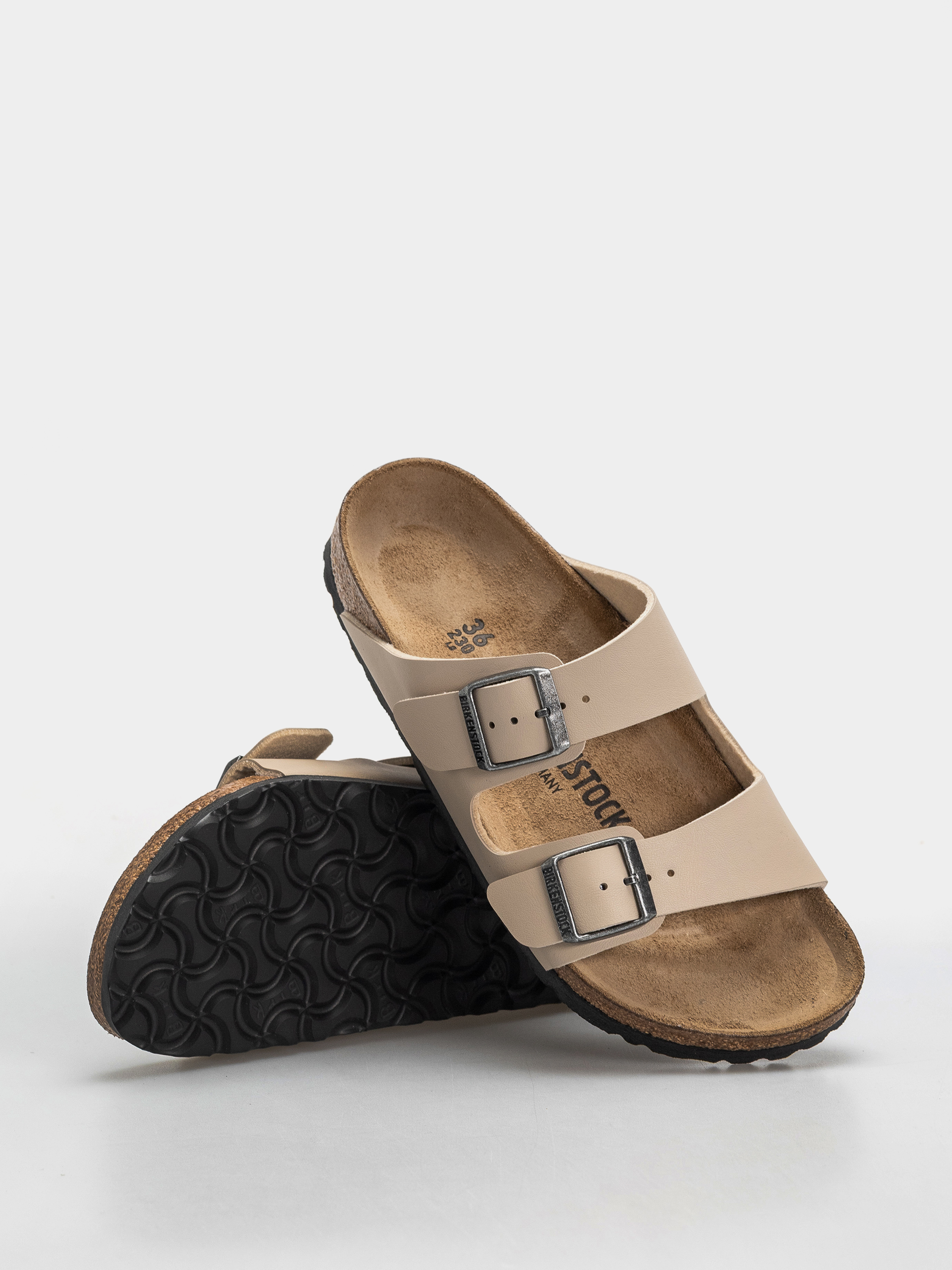 Klapki Birkenstock Arizona Birko Flor Narrow (sandcastle)