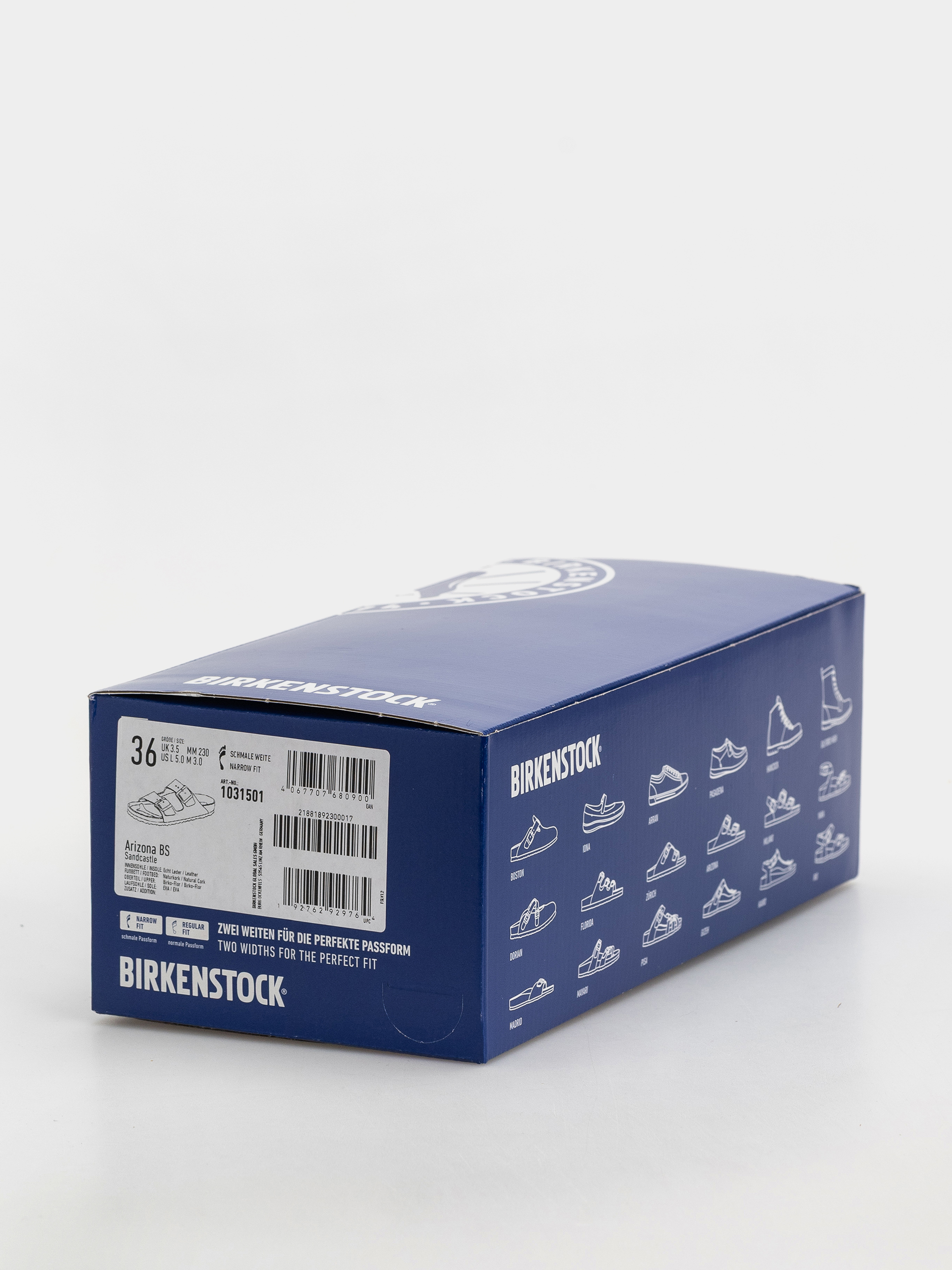 Klapki Birkenstock Arizona Birko Flor Narrow (sandcastle)