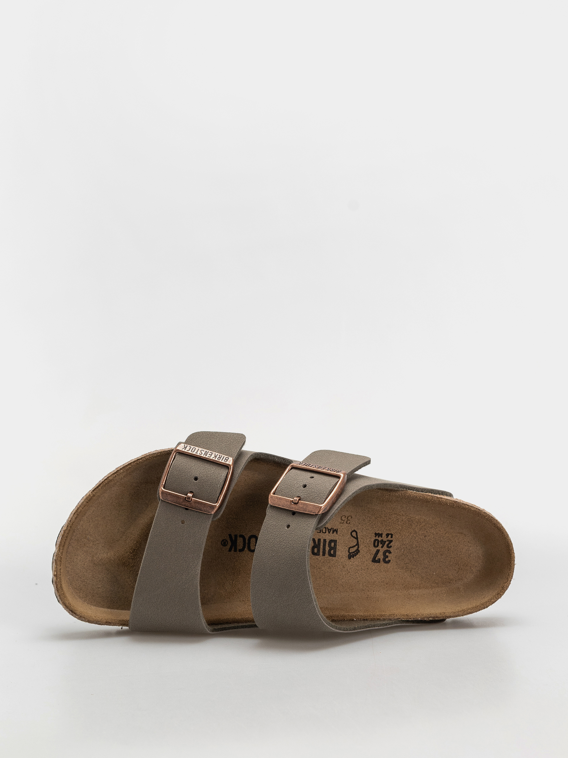 Klapki Birkenstock Arizona Birkibuc Regular (stone)
