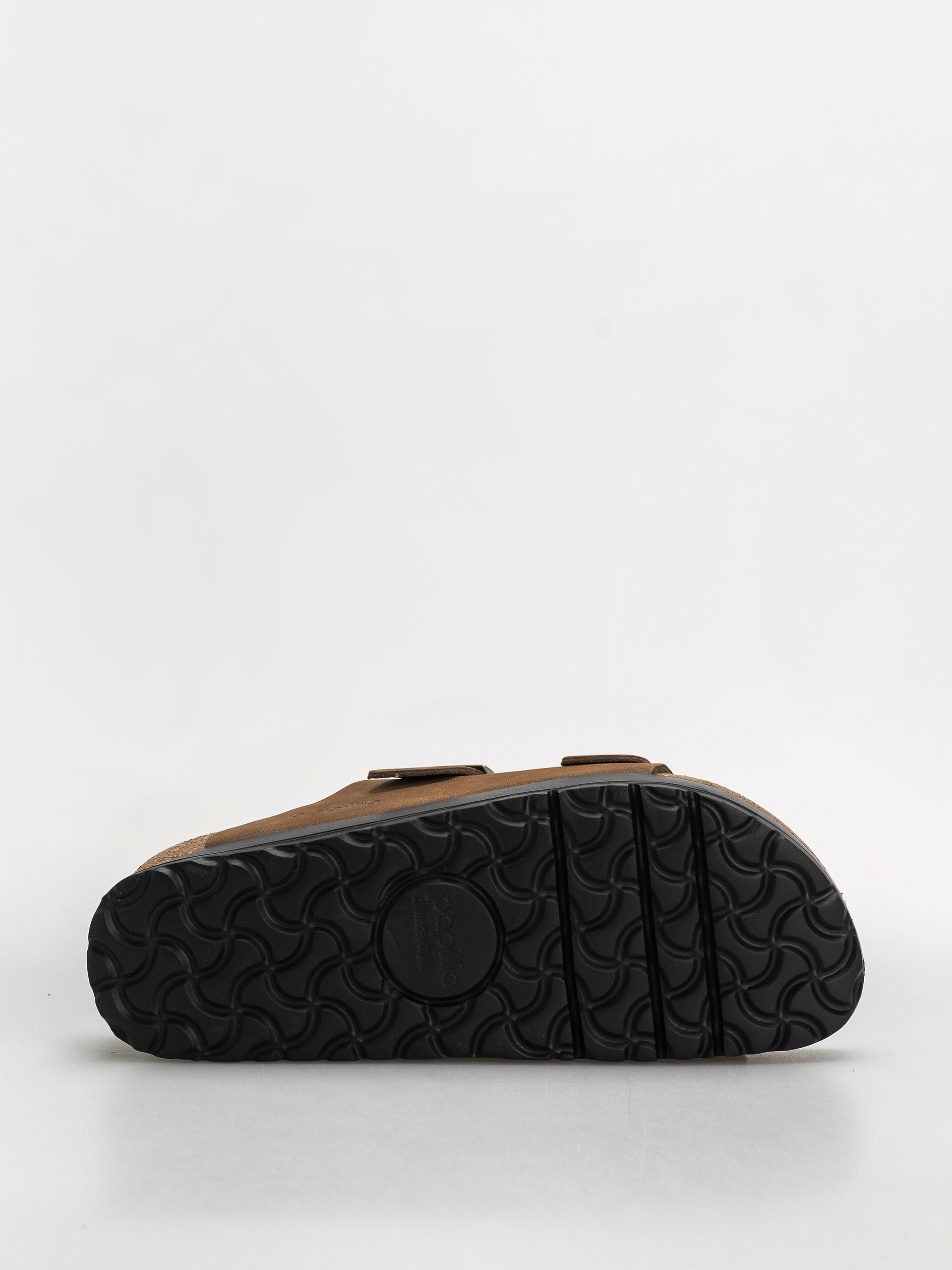 Klapki Birkenstock Arizona Flex Platform Nubuck Leather Narrow Wmn (dark tea)