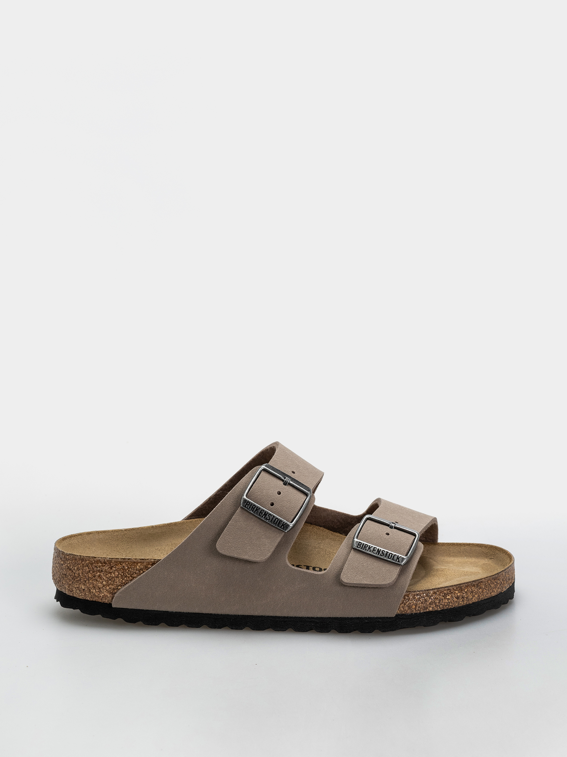 Klapki Birkenstock Arizona Birkibuc Regular (gray taupe)