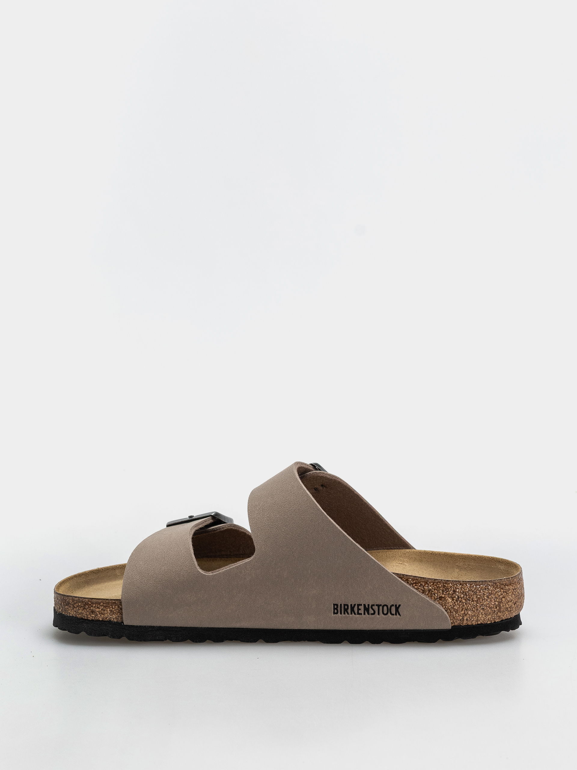 Klapki Birkenstock Arizona Birkibuc Regular (gray taupe)