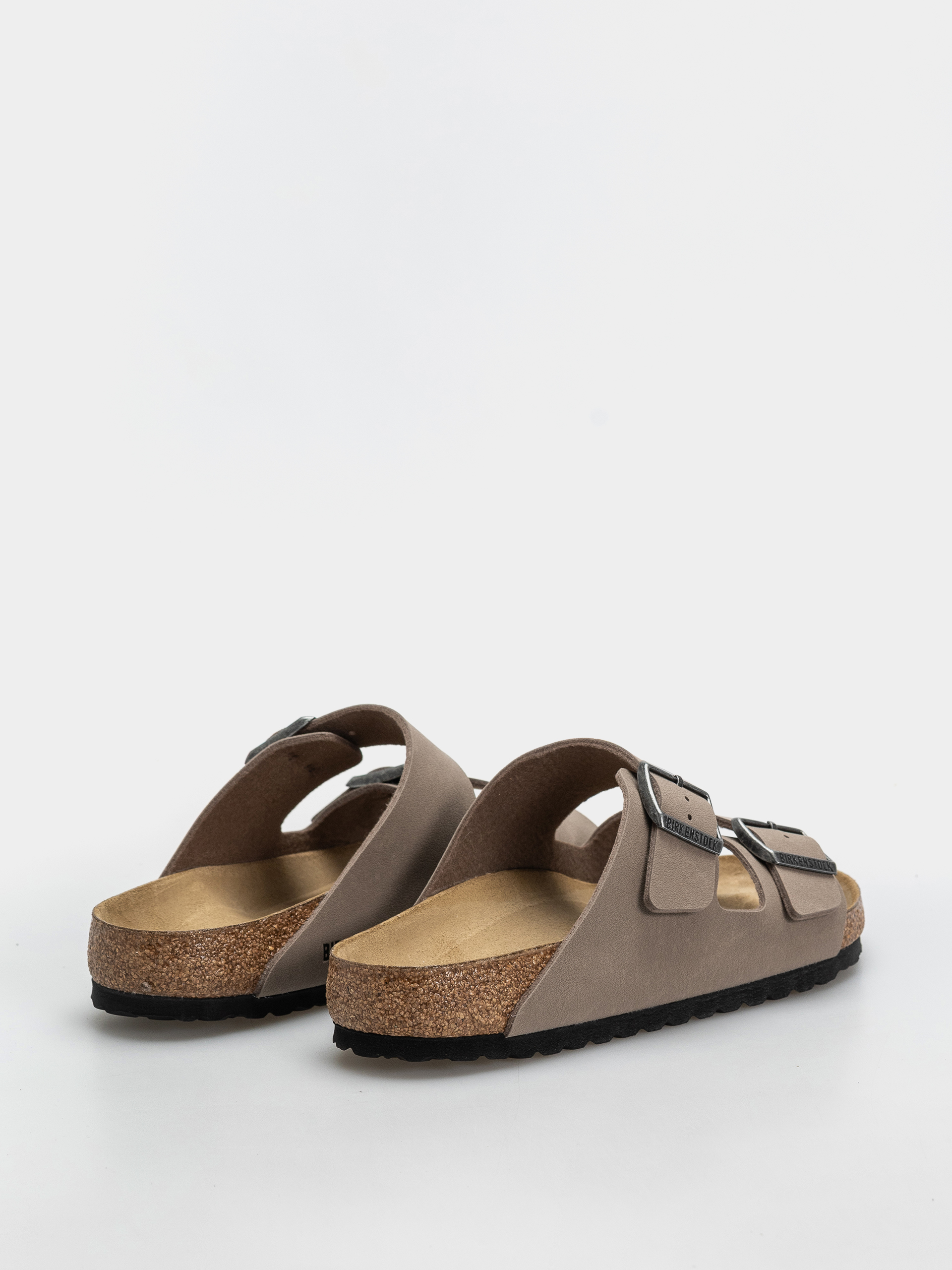 Klapki Birkenstock Arizona Birkibuc Regular (gray taupe)