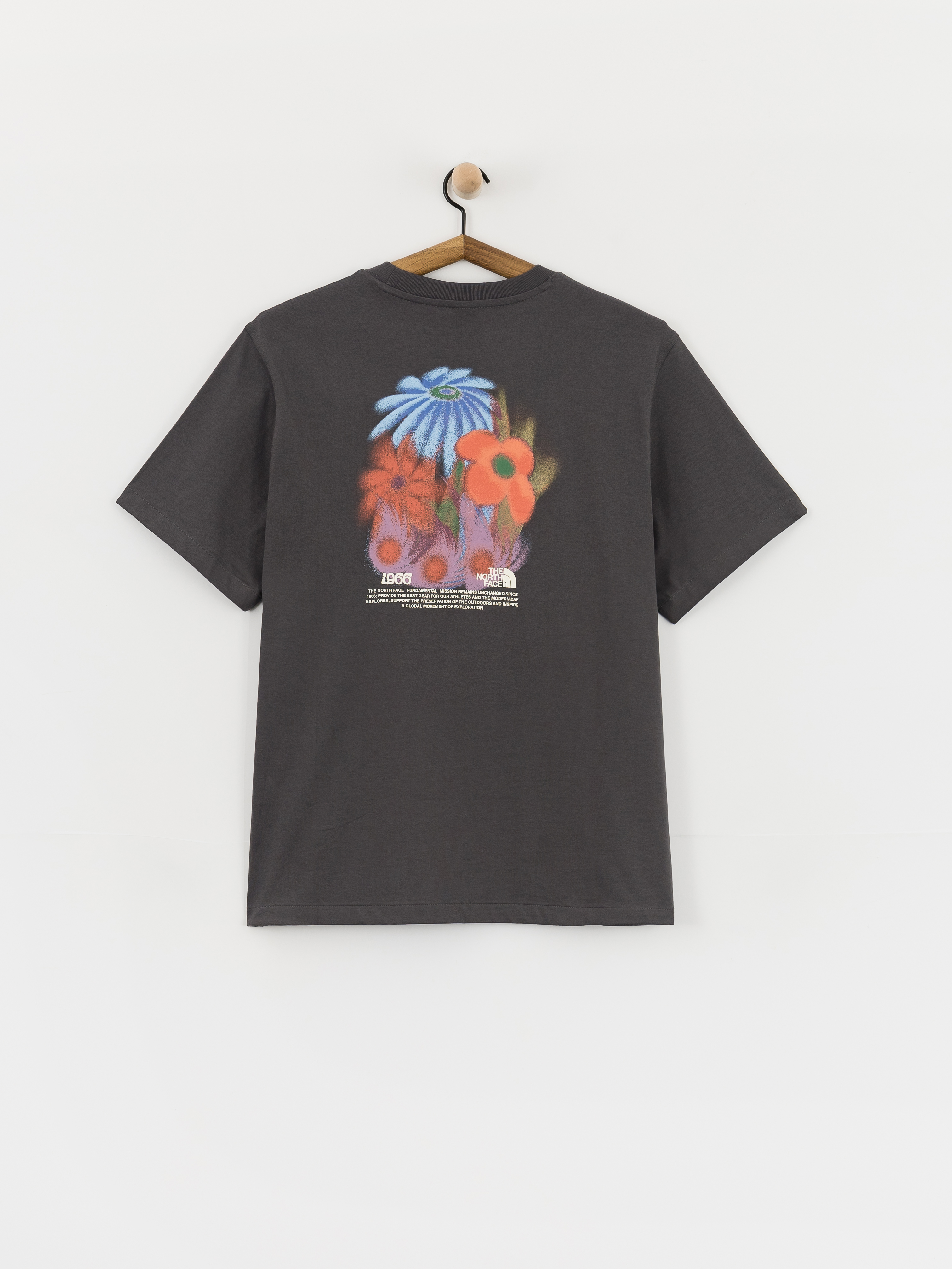 T-shirt The North Face Flora Relaxed (anthracite grey)